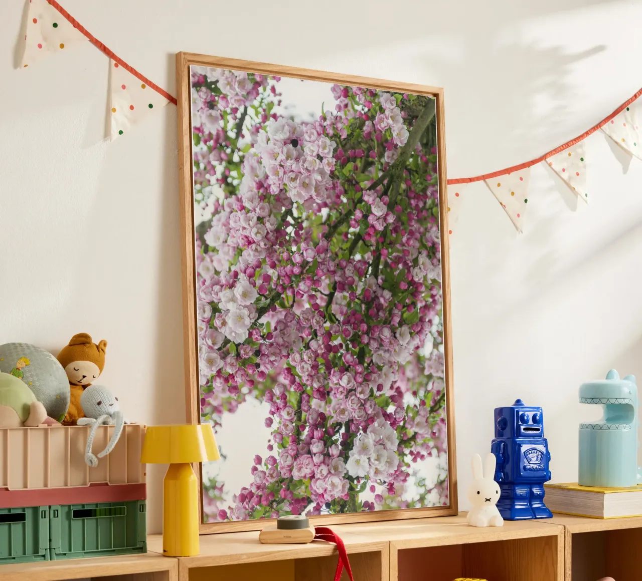 Ramas de flores rosas metacrilato de Curious Collections by Marielle Leenders
