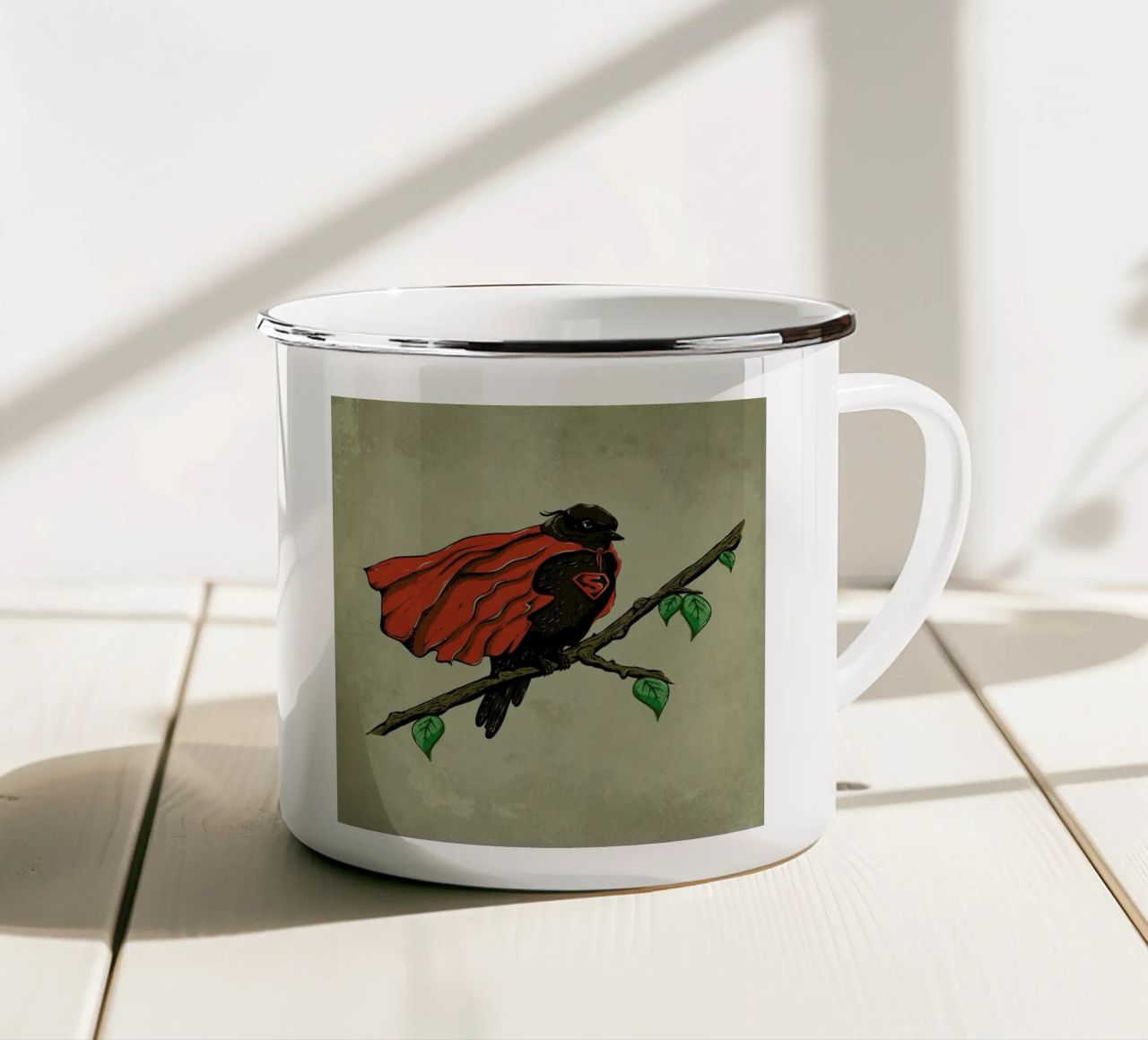 Super Bird tazza in smalto da Robert Richter