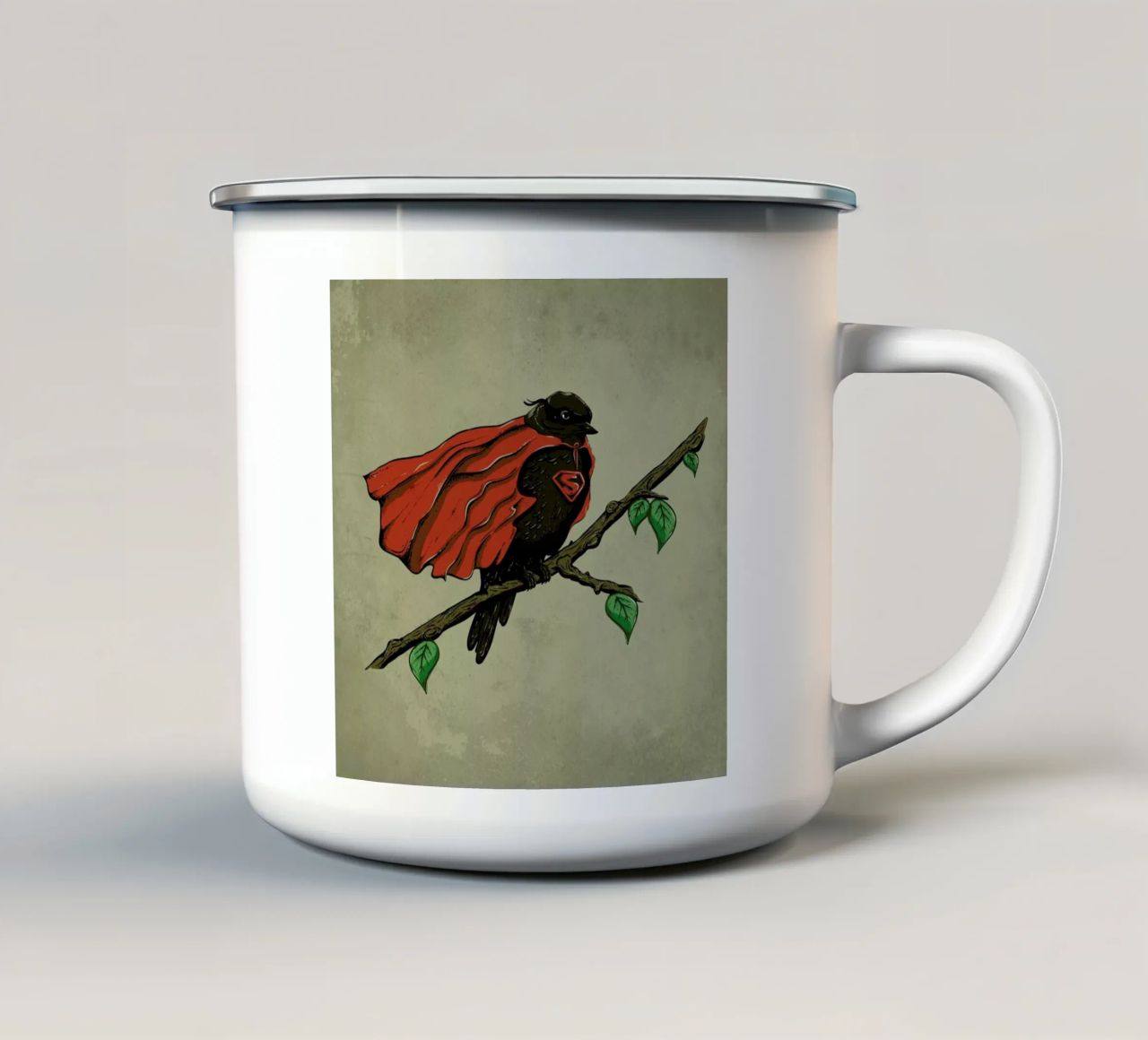 Super Bird tazza in smalto da Robert Richter