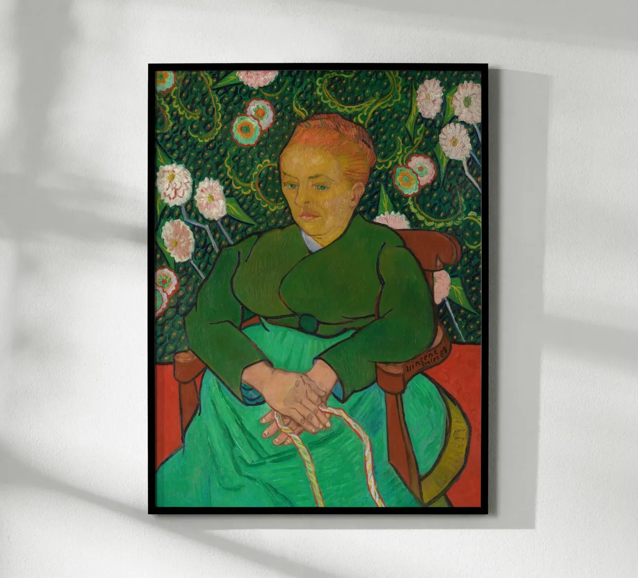 Vincent van Gogh Signora "La Berceuse carta hahnemühle da Carinaprint