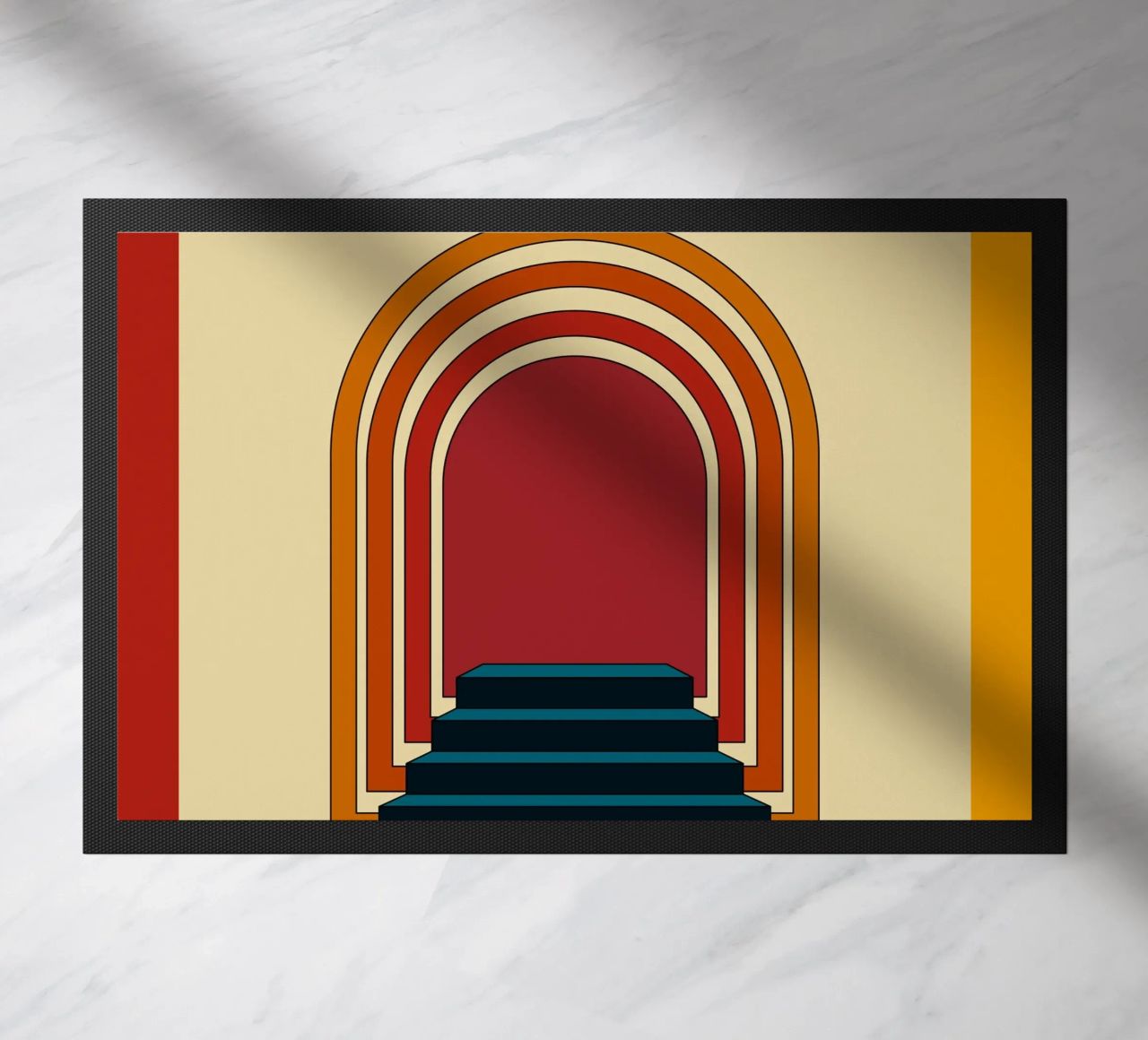 Staircase Retro felpudo de galihstudio