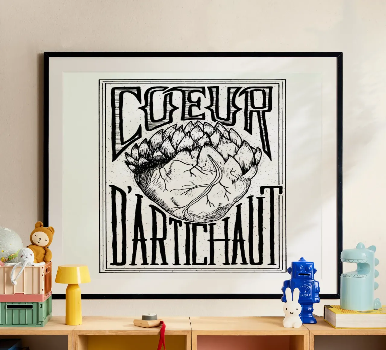 Cœur d'artichaut carta hahnemühle da JONATTEND