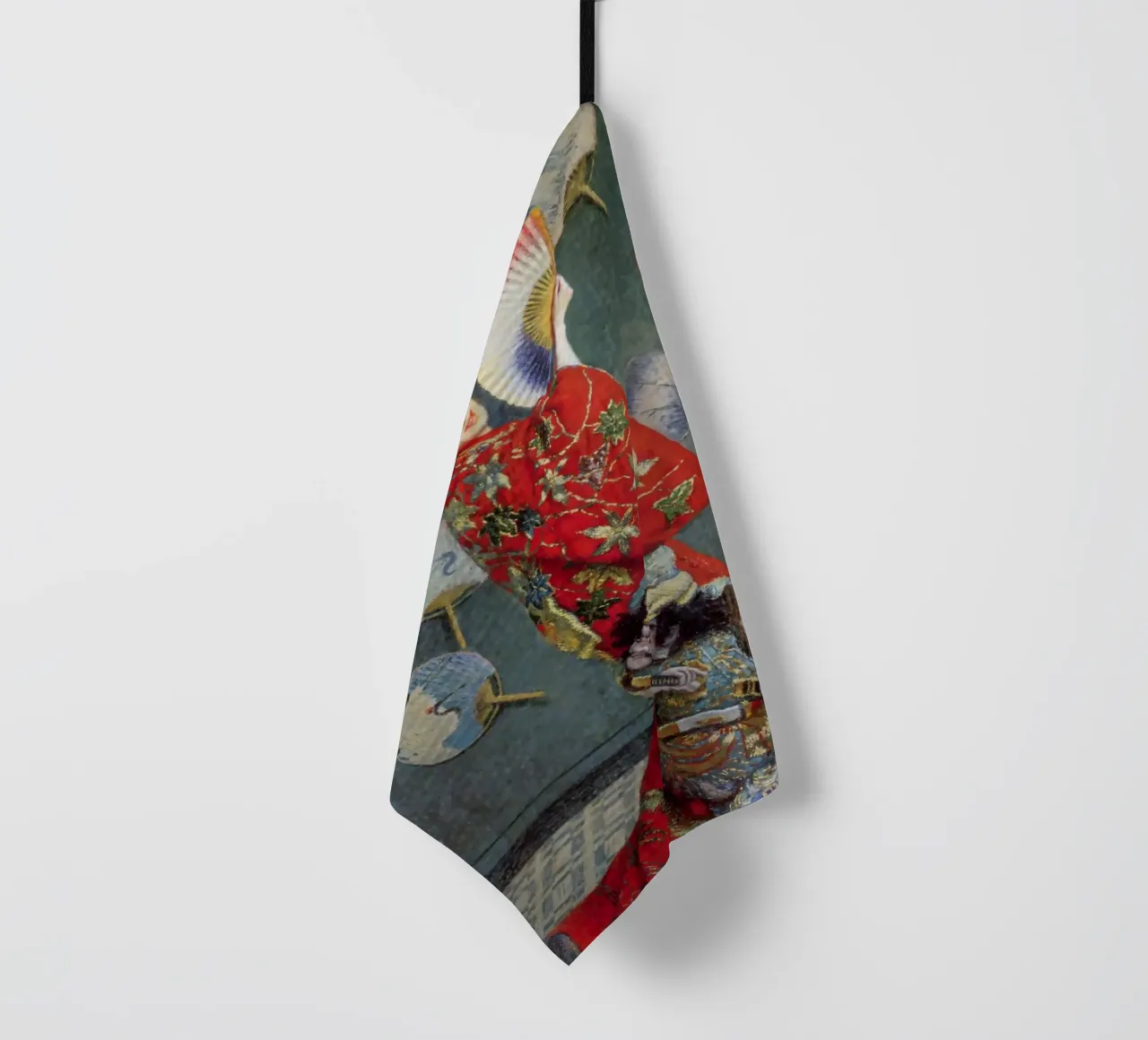 Claude Monet - Camille-La Japonaise canovaccio da cucina da Carinaprint