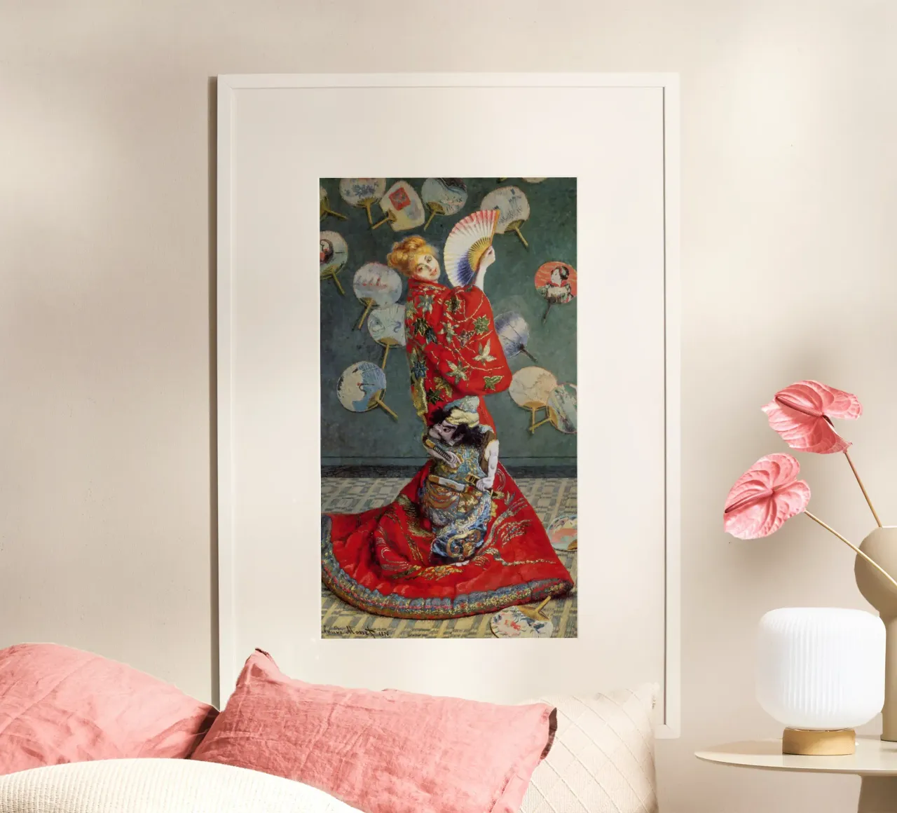 Claude Monet - Camille-La Japonaise poster da Carinaprint