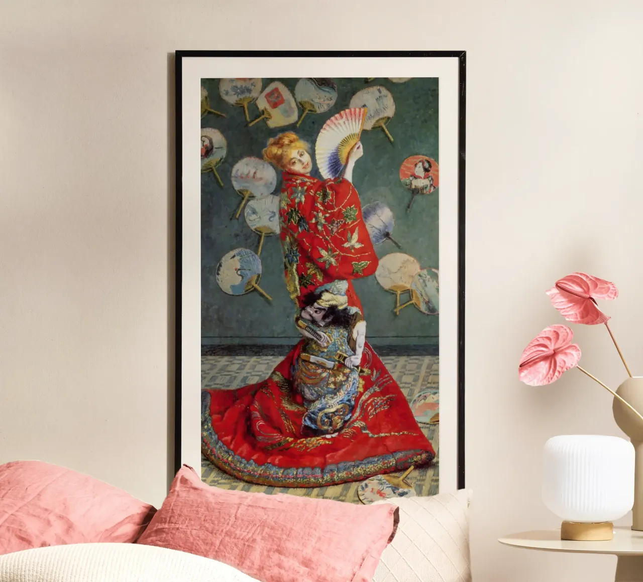 Claude Monet - Camille-La Japonaise poster da Carinaprint