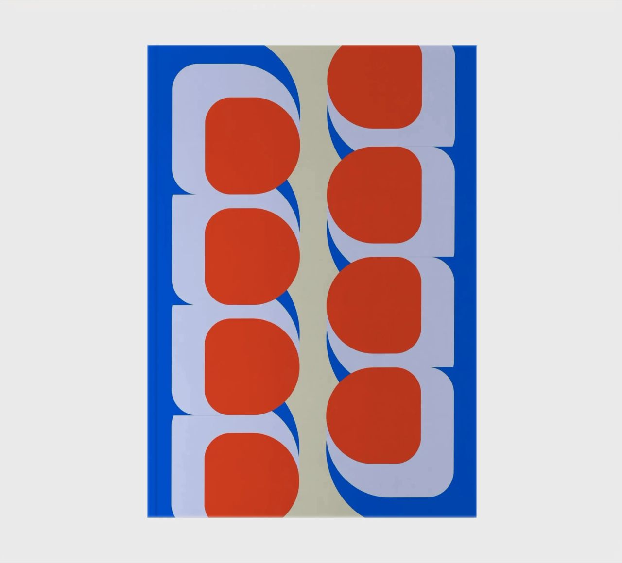 Abstract Bauhaus Retro Circles Illustration I notebook by Lisa Jureczko Arts Illustration