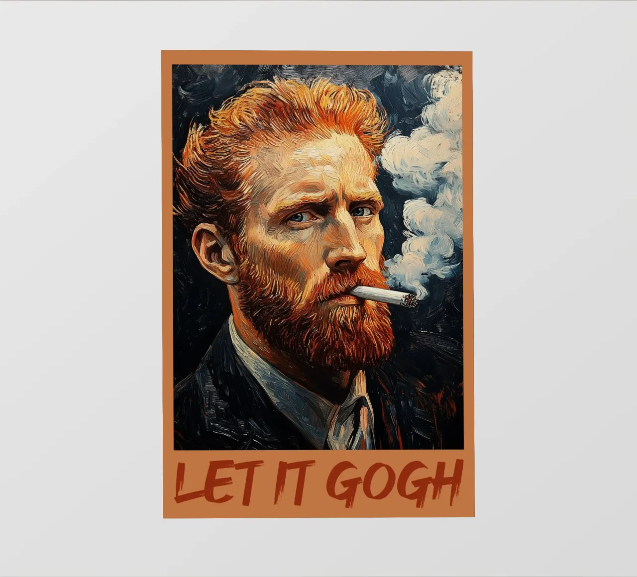 Vincent - Fumo lascia che sia gogh pellicola backlit da Carinaprint