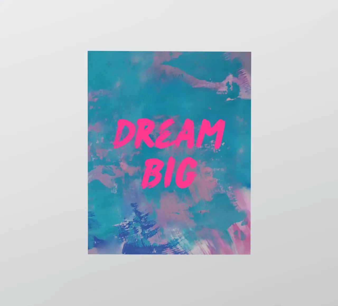 "DREAM BIG" Colorful Abstract Print sticker by FABOArt