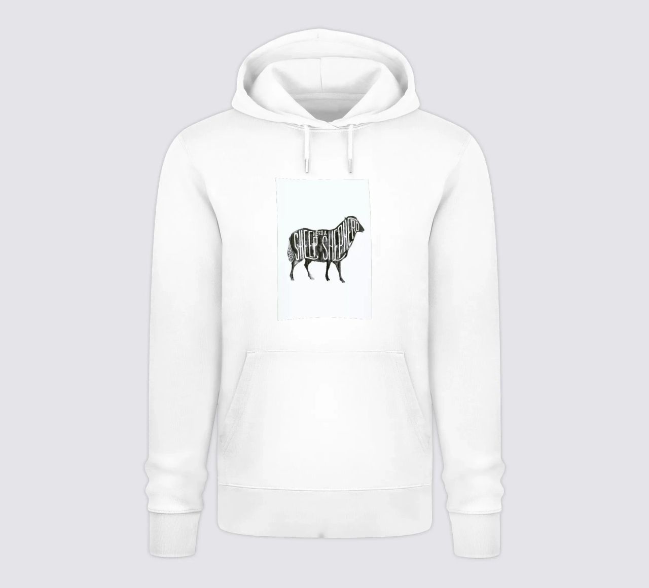 Sheep Need A Shepherd felpa con cappuccio da JONATTEND