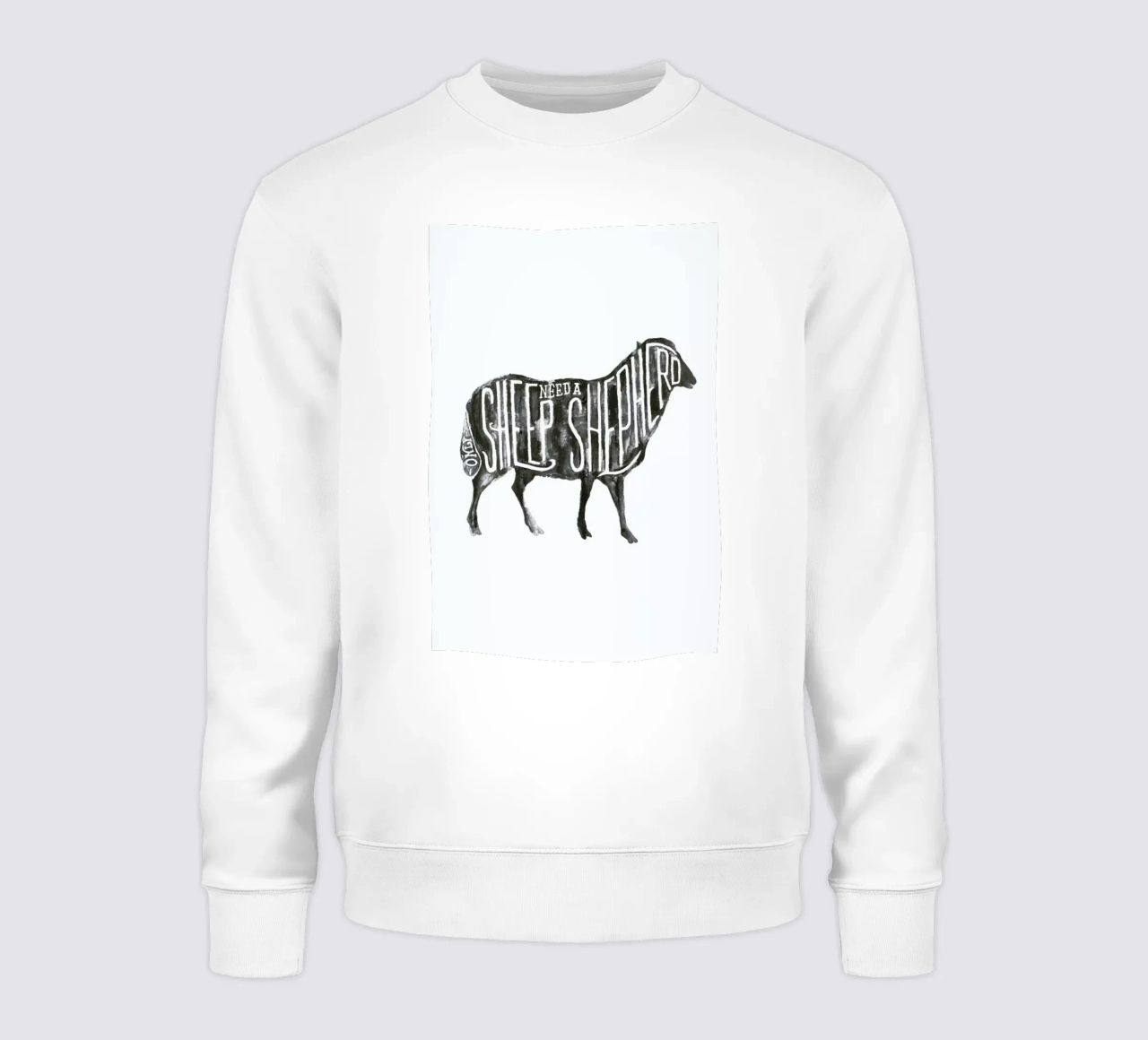 Sheep Need A Shepherd felpa da JONATTEND