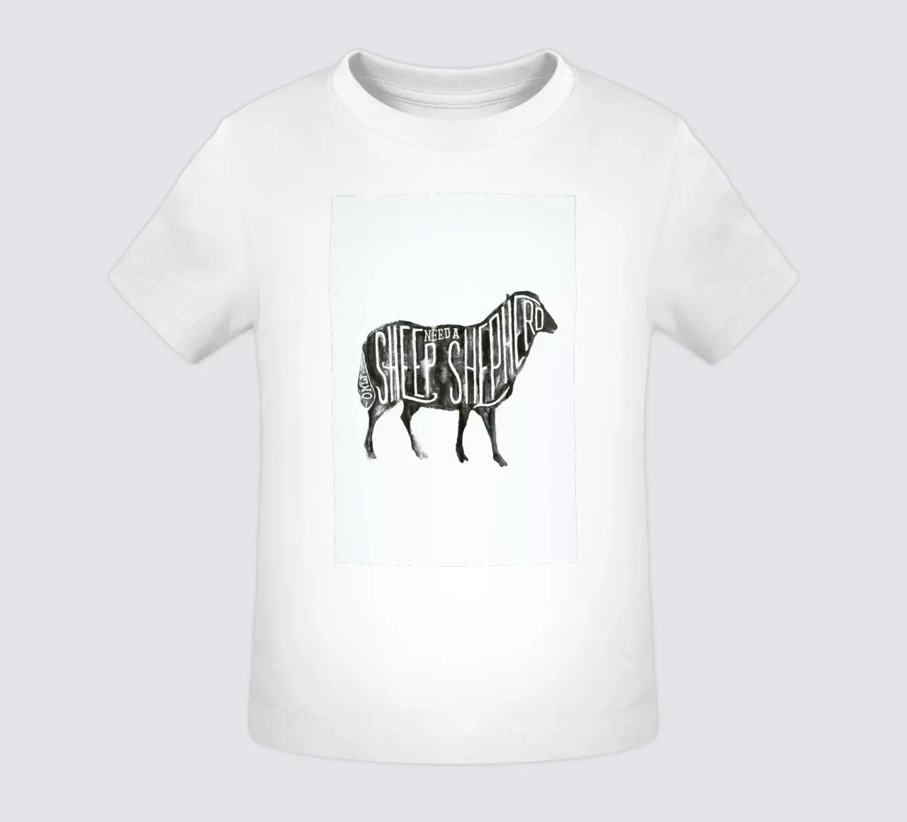 Sheep Need A Shepherd maglietta neonato da JONATTEND