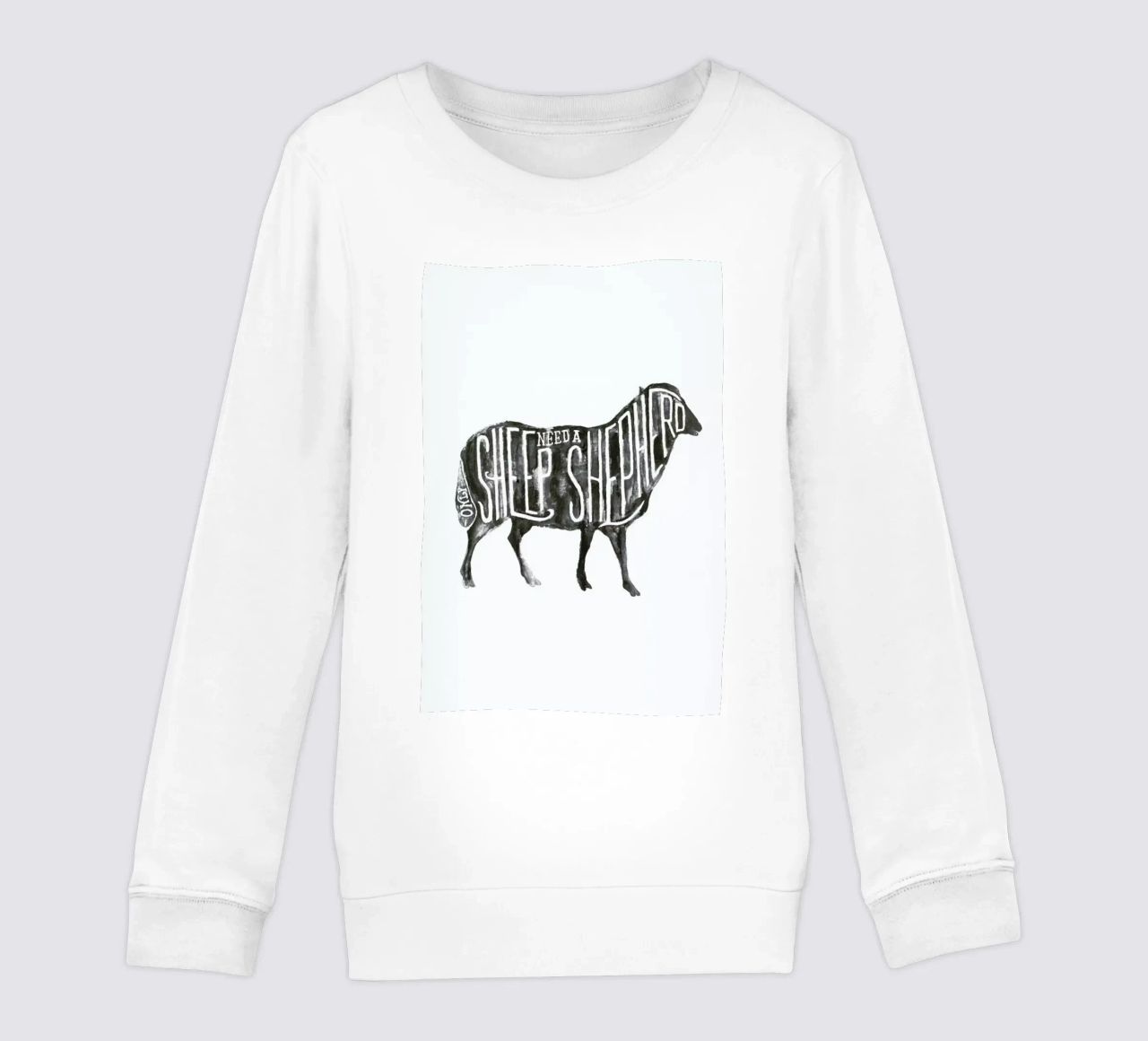 Sheep Need A Shepherd felpa bambino da JONATTEND