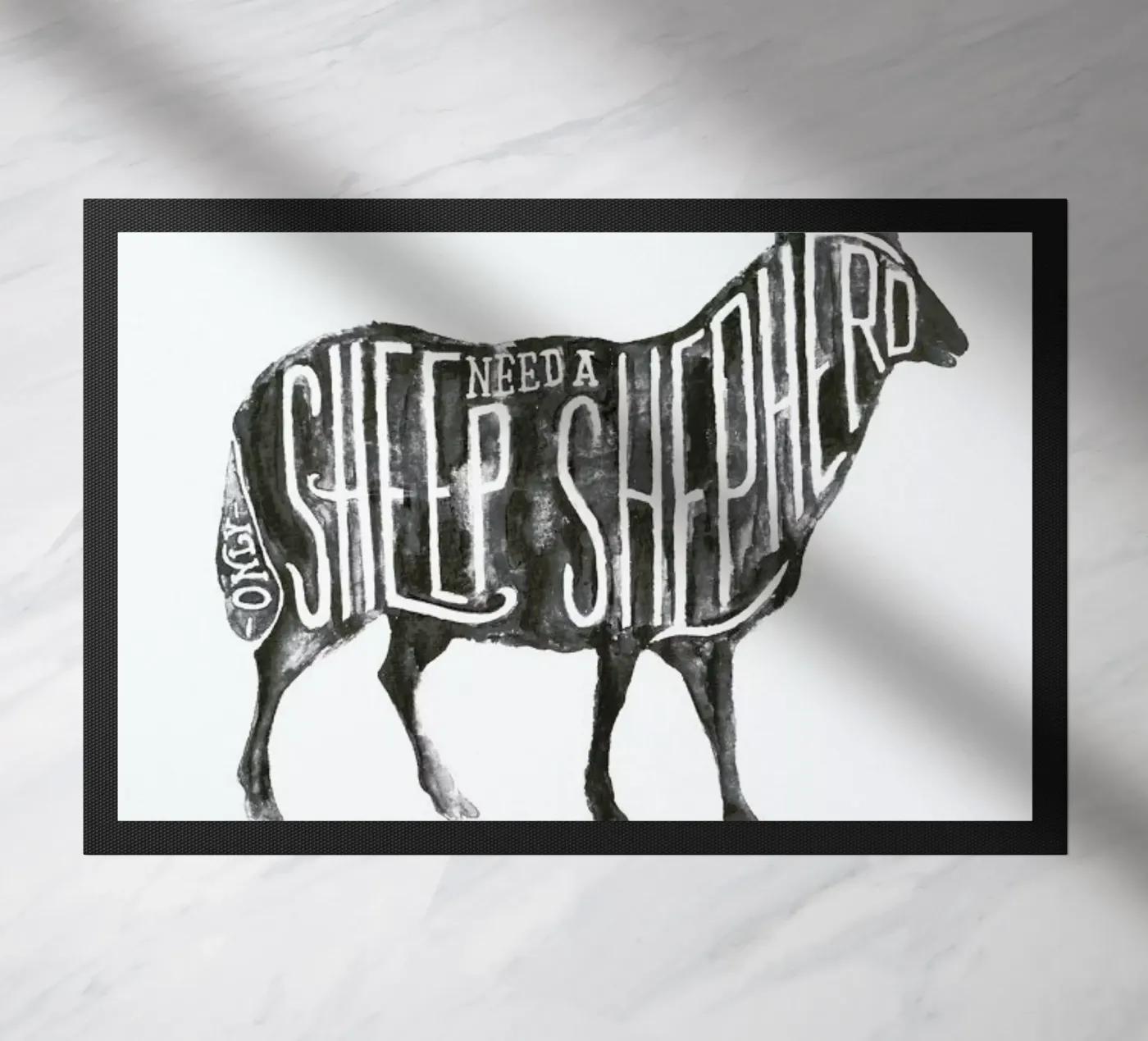 Sheep Need A Shepherd zerbino da JONATTEND