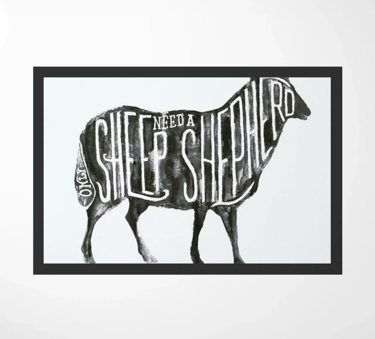 Sheep Need A Shepherd zerbino da JONATTEND