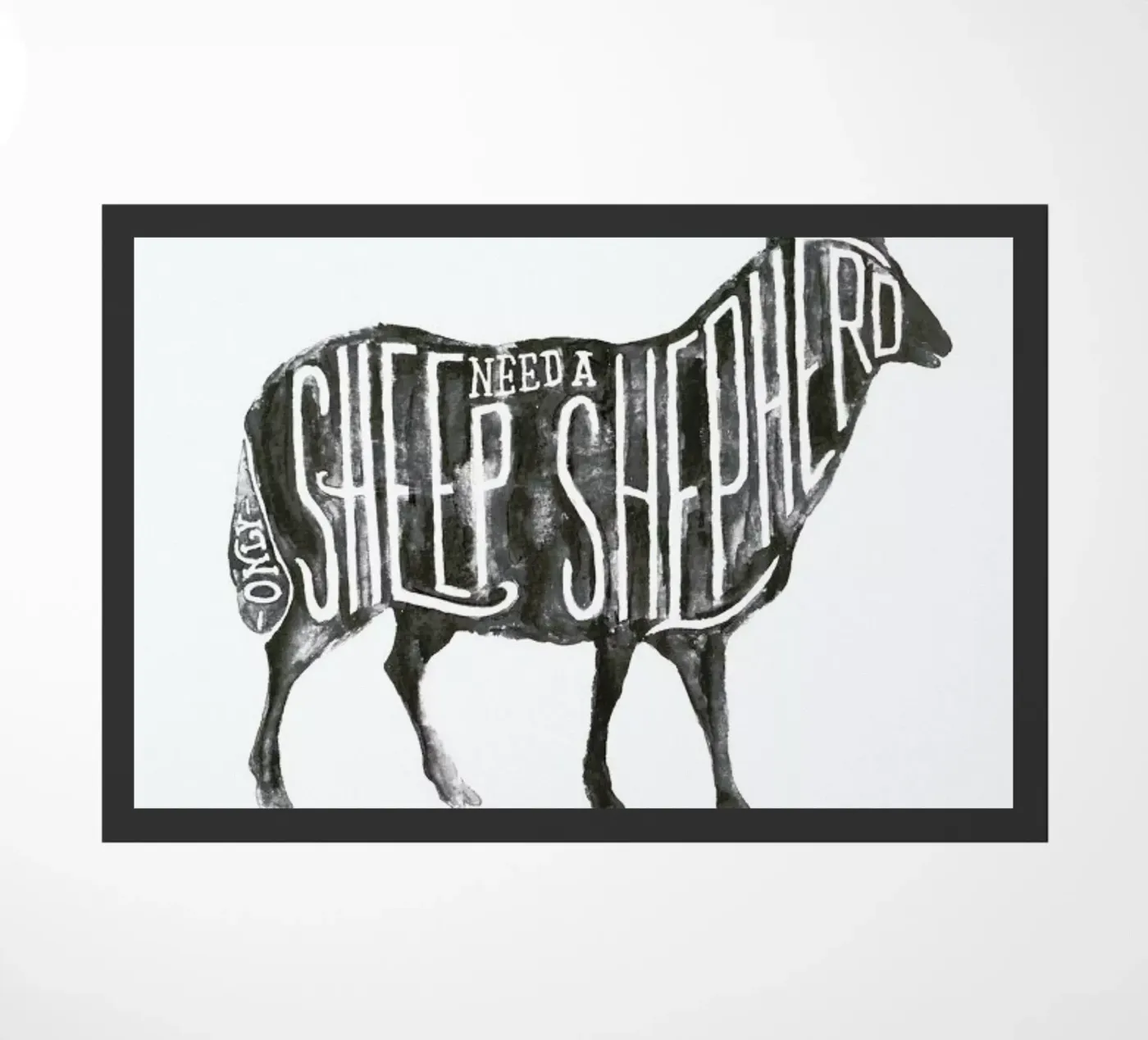 Sheep Need A Shepherd zerbino da JONATTEND