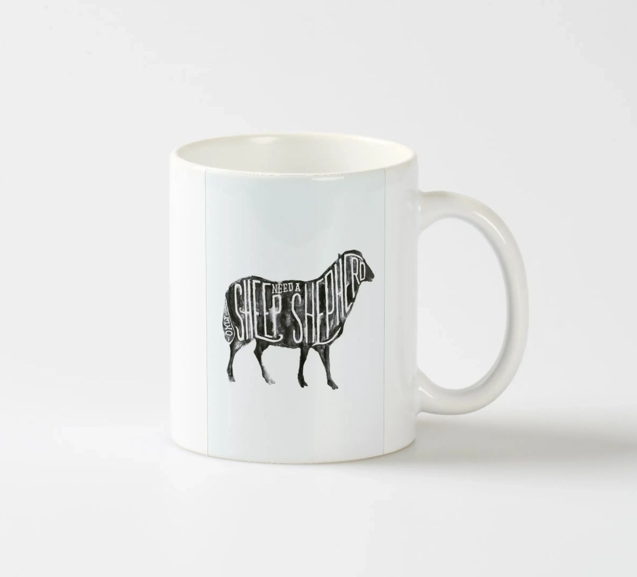 Sheep Need A Shepherd tazza in ceramica da JONATTEND