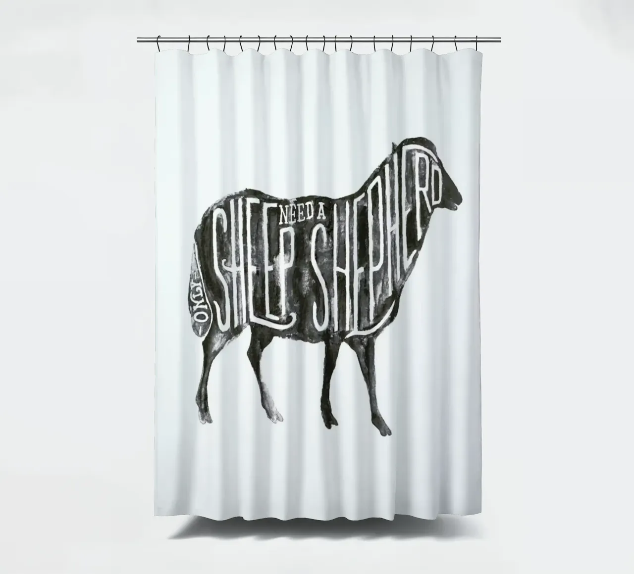 Sheep Need A Shepherd tenda da doccia da JONATTEND