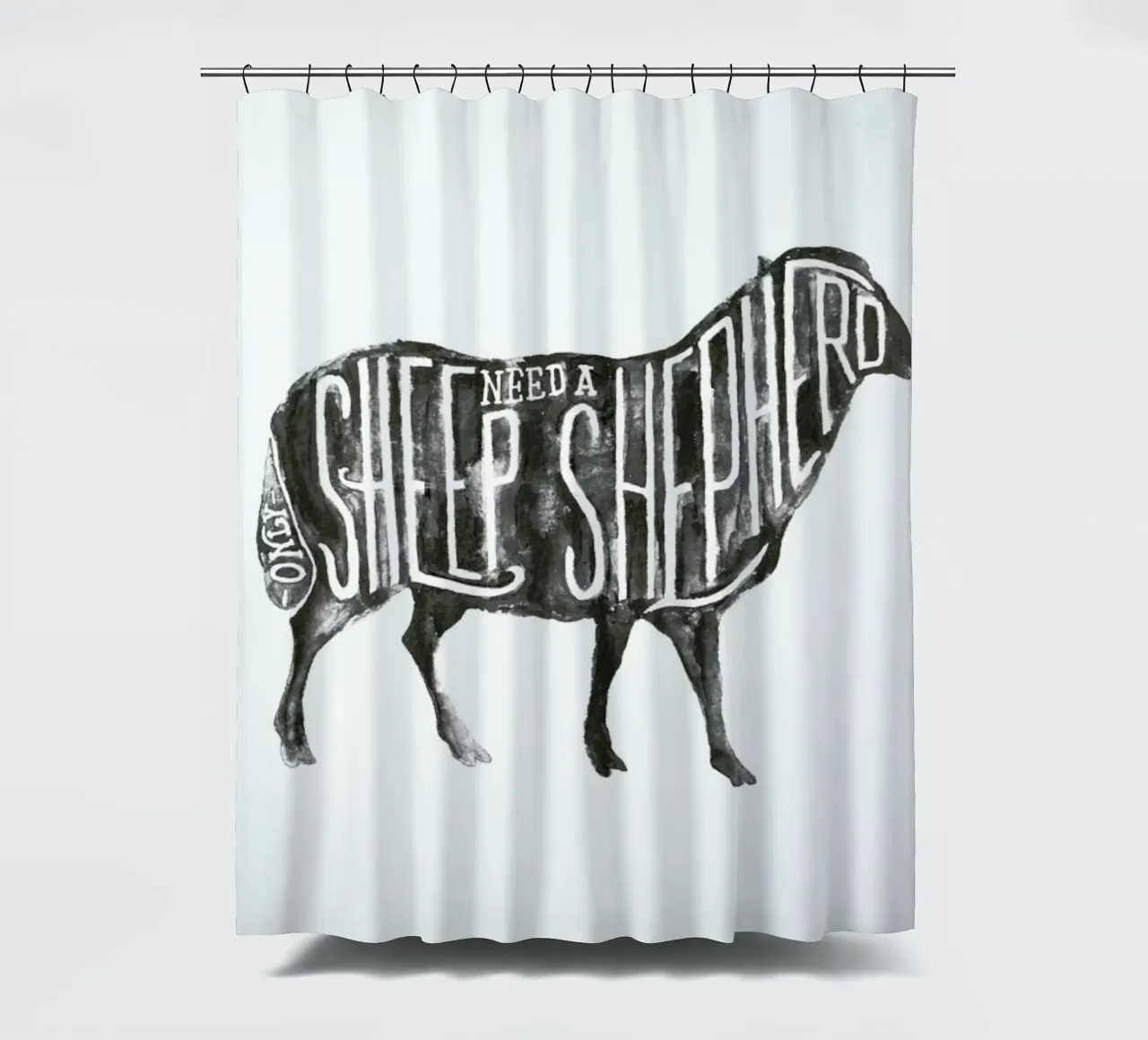 Sheep Need A Shepherd tenda da doccia da JONATTEND
