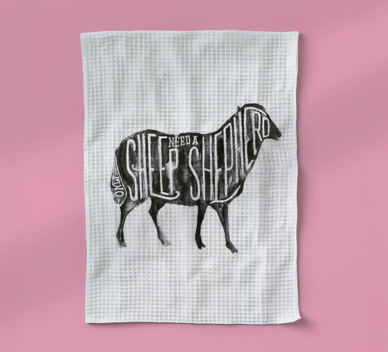 Sheep Need A Shepherd torchon de JONATTEND