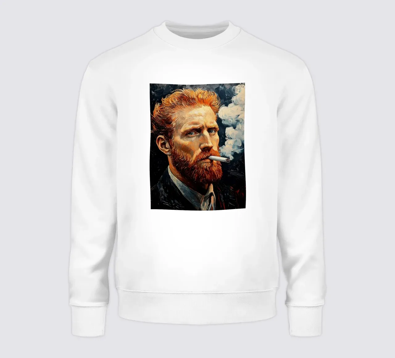 Vincent van Gogh - Fumar déjalo gogh sudadera de Carinaprint