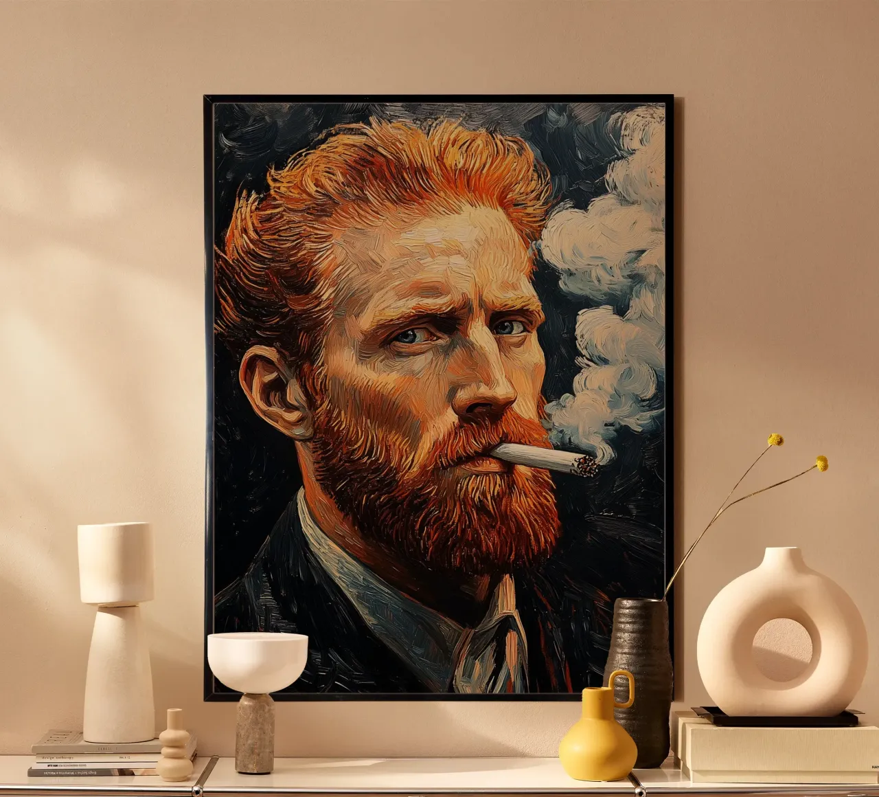 Vincent van Gogh - Fumar déjalo gogh hahnemühle de Carinaprint