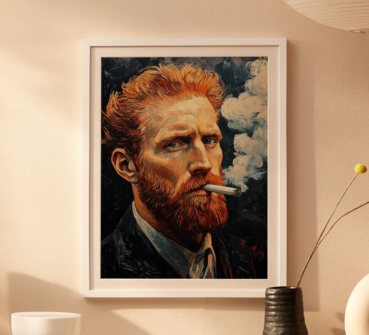 Vincent van Gogh - Fumar déjalo gogh hahnemühle de Carinaprint