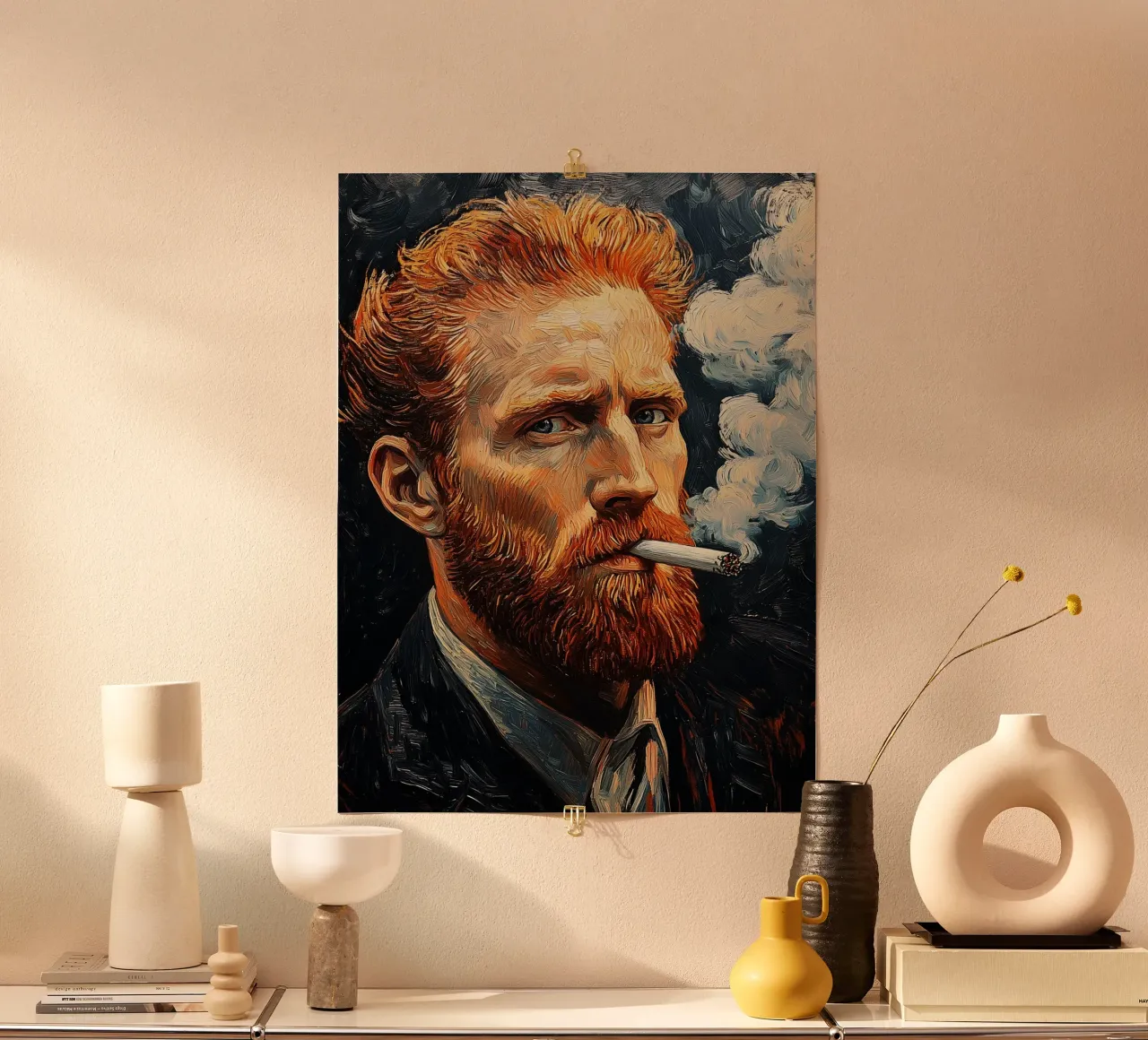 Vincent van Gogh - Fumar déjalo gogh hahnemühle de Carinaprint