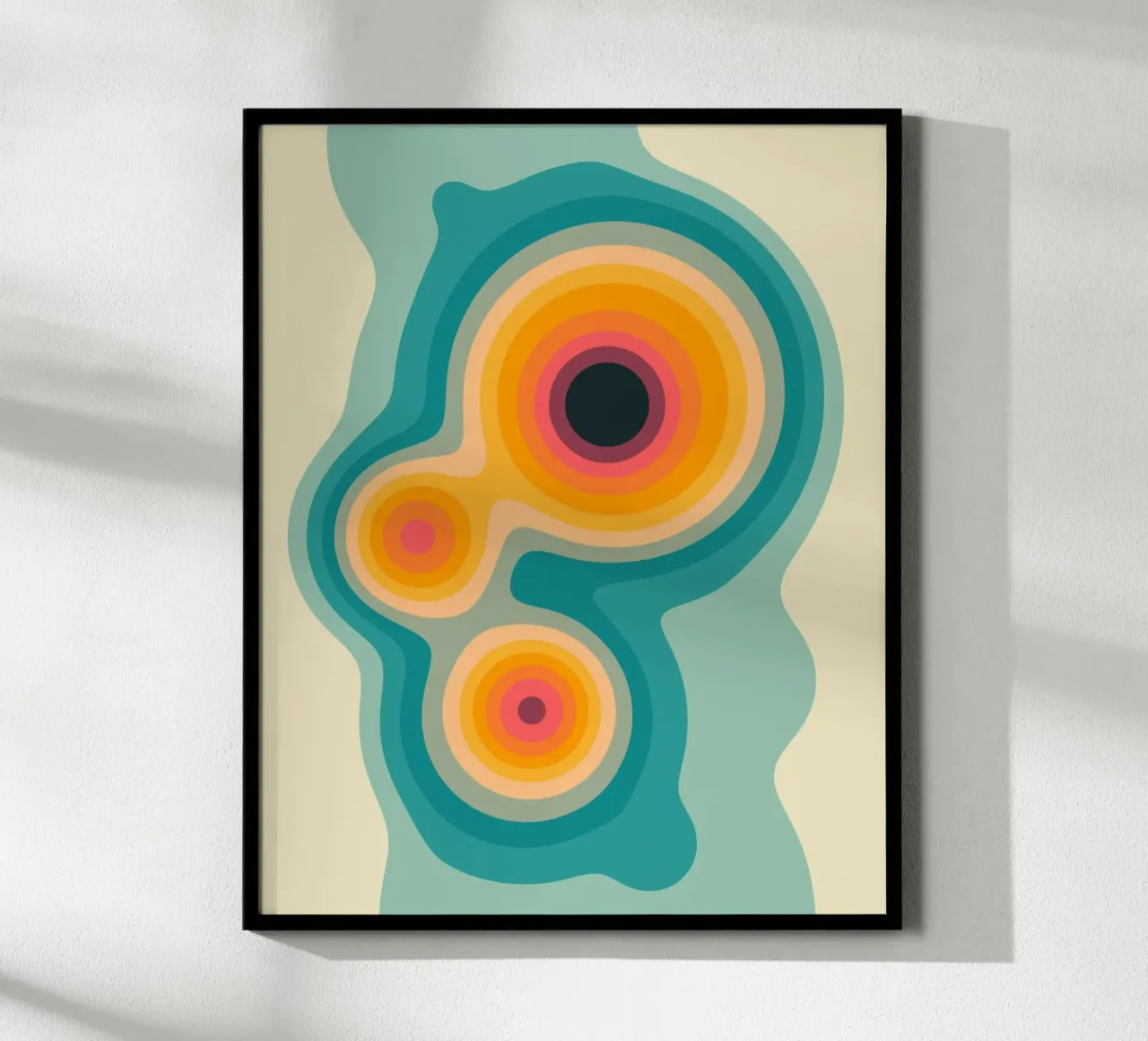 FLUX (5) poster con telaio in plastica da Jazzberry Blue