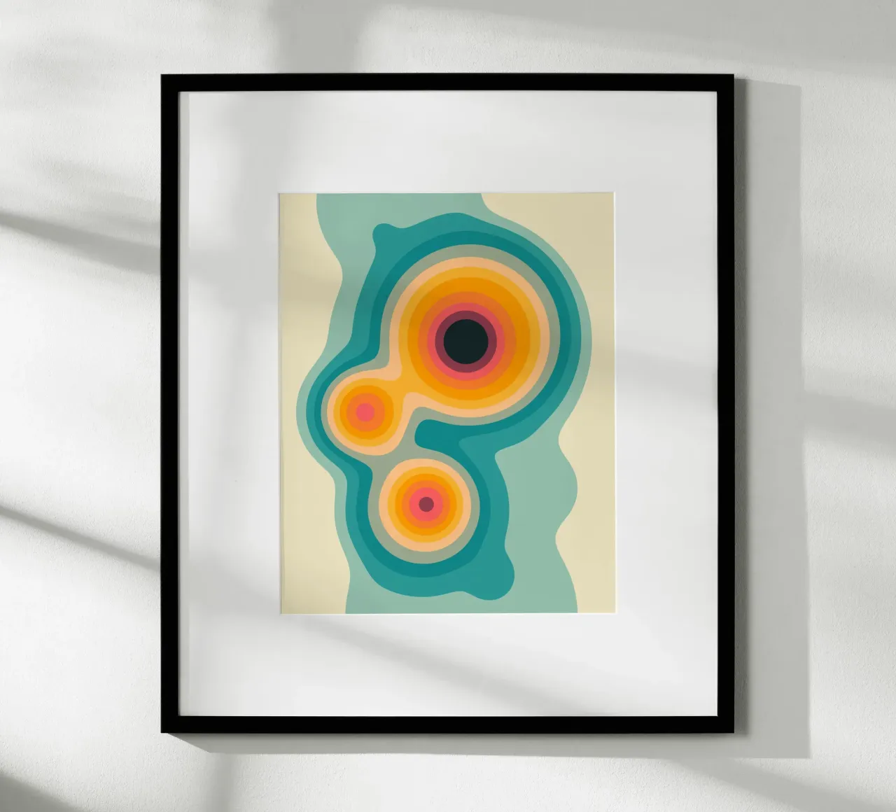 FLUX (5) poster con telaio in plastica da Jazzberry Blue