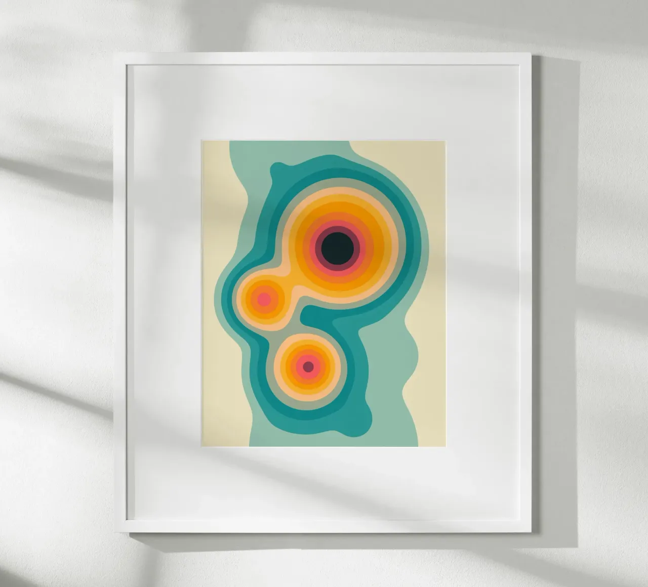 FLUX (5) poster con telaio in plastica da Jazzberry Blue