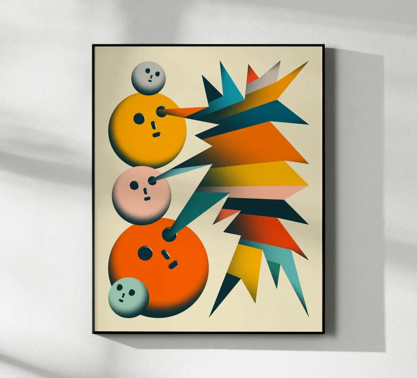 LOOK (5) Acryl-Glas von Jazzberry Blue