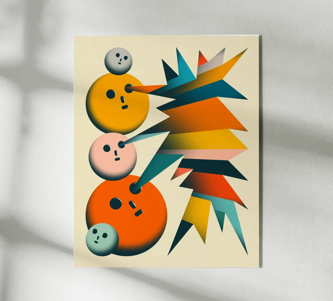 LOOK (5) Acryl-Glas von Jazzberry Blue