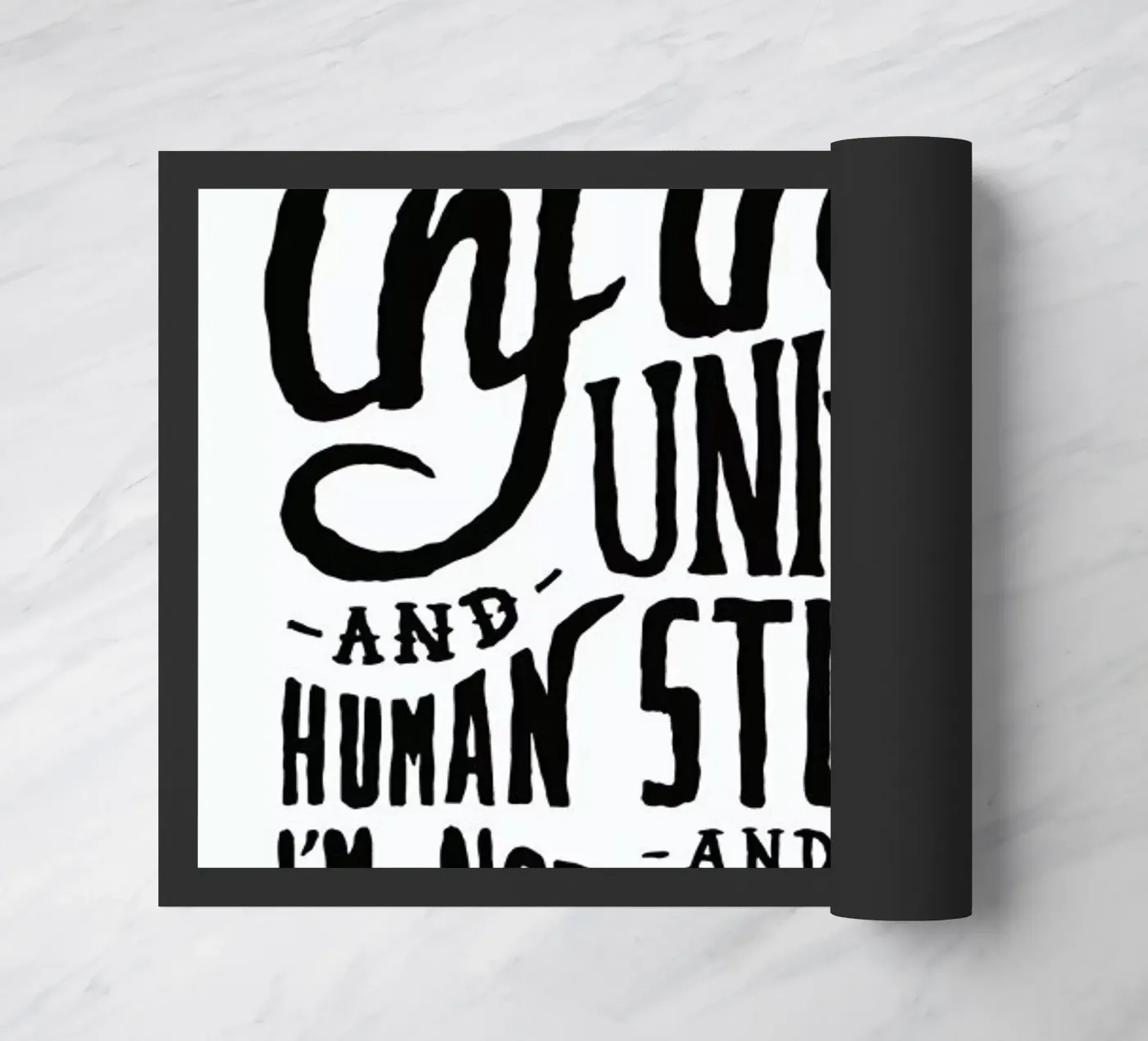 Human Stupidity doormat by JONATTEND