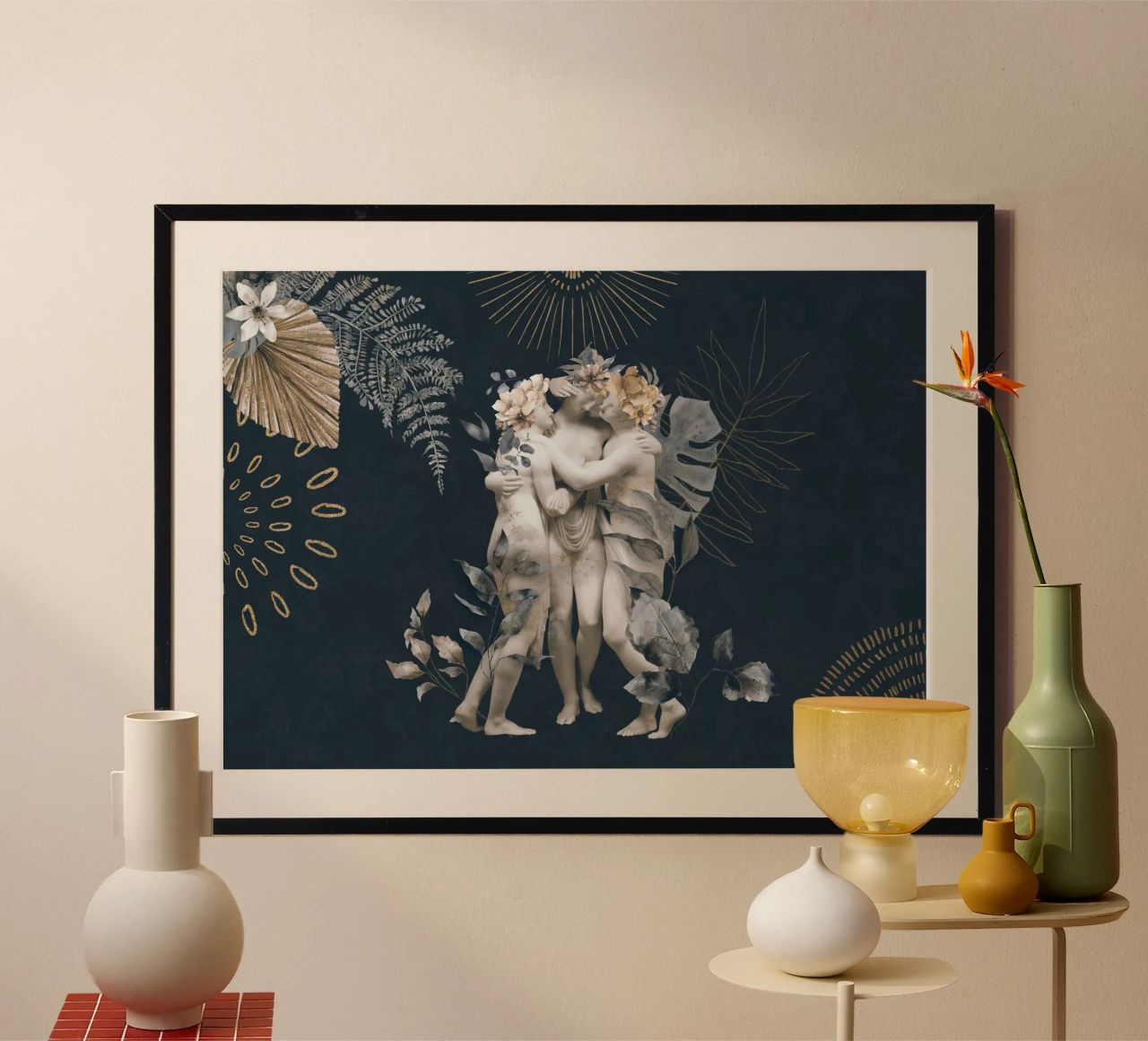 Graceful Resilience Tribute To Female Power poster by Andrea Haase Vintage World