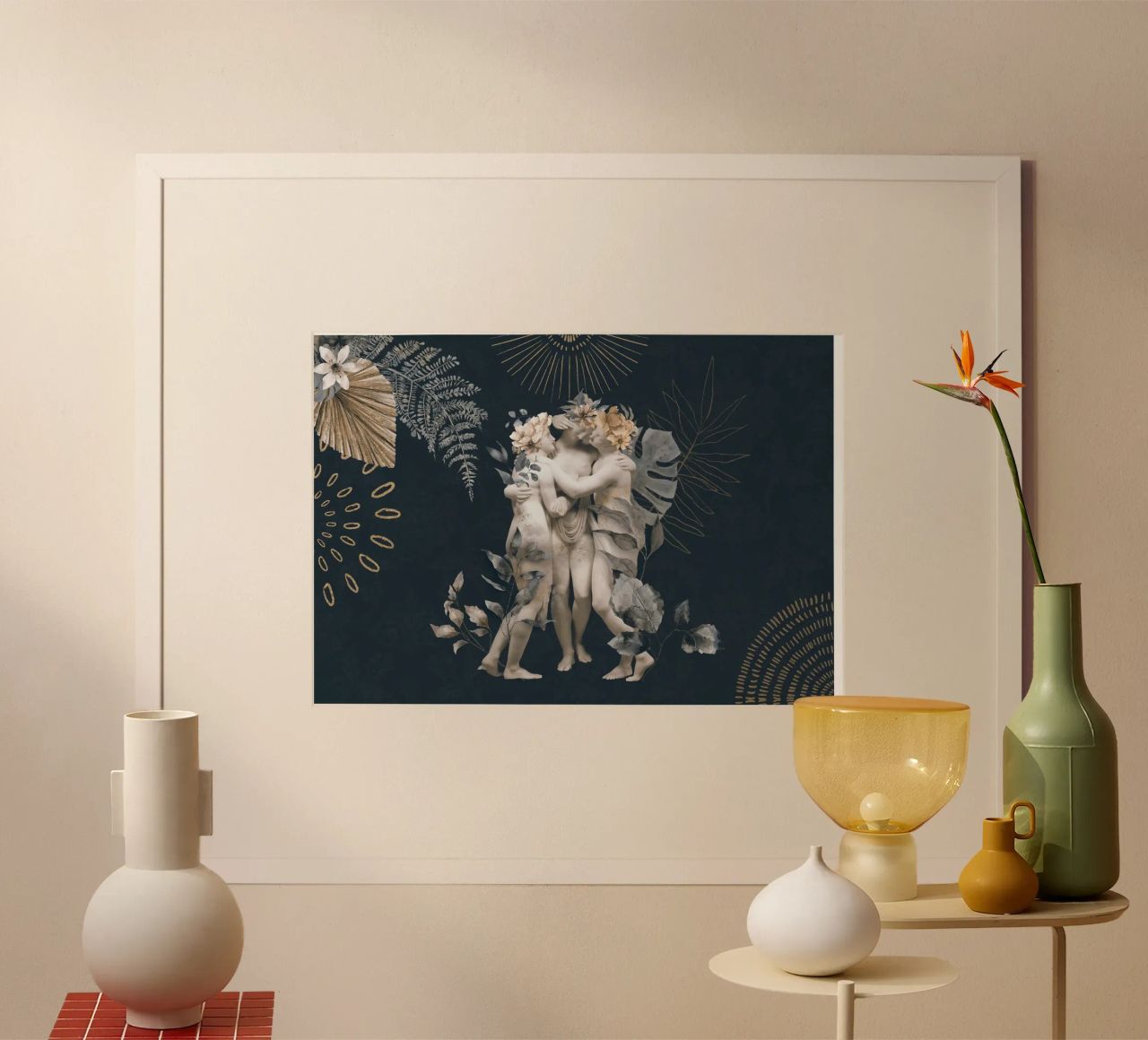 Graceful Resilience Tribute To Female Power poster by Andrea Haase Vintage World