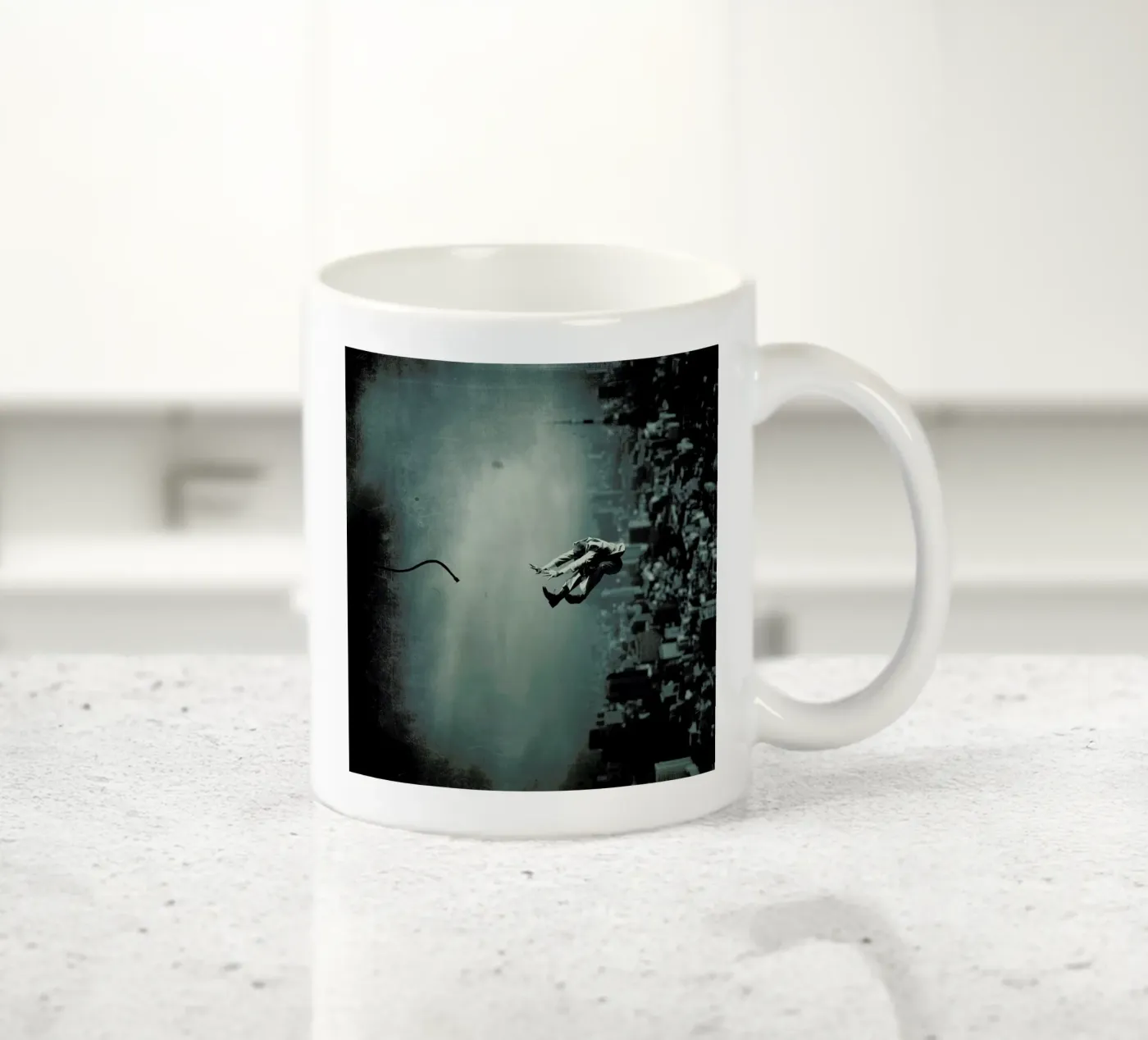 Vacation ceramic mug by Eugene Soloviev