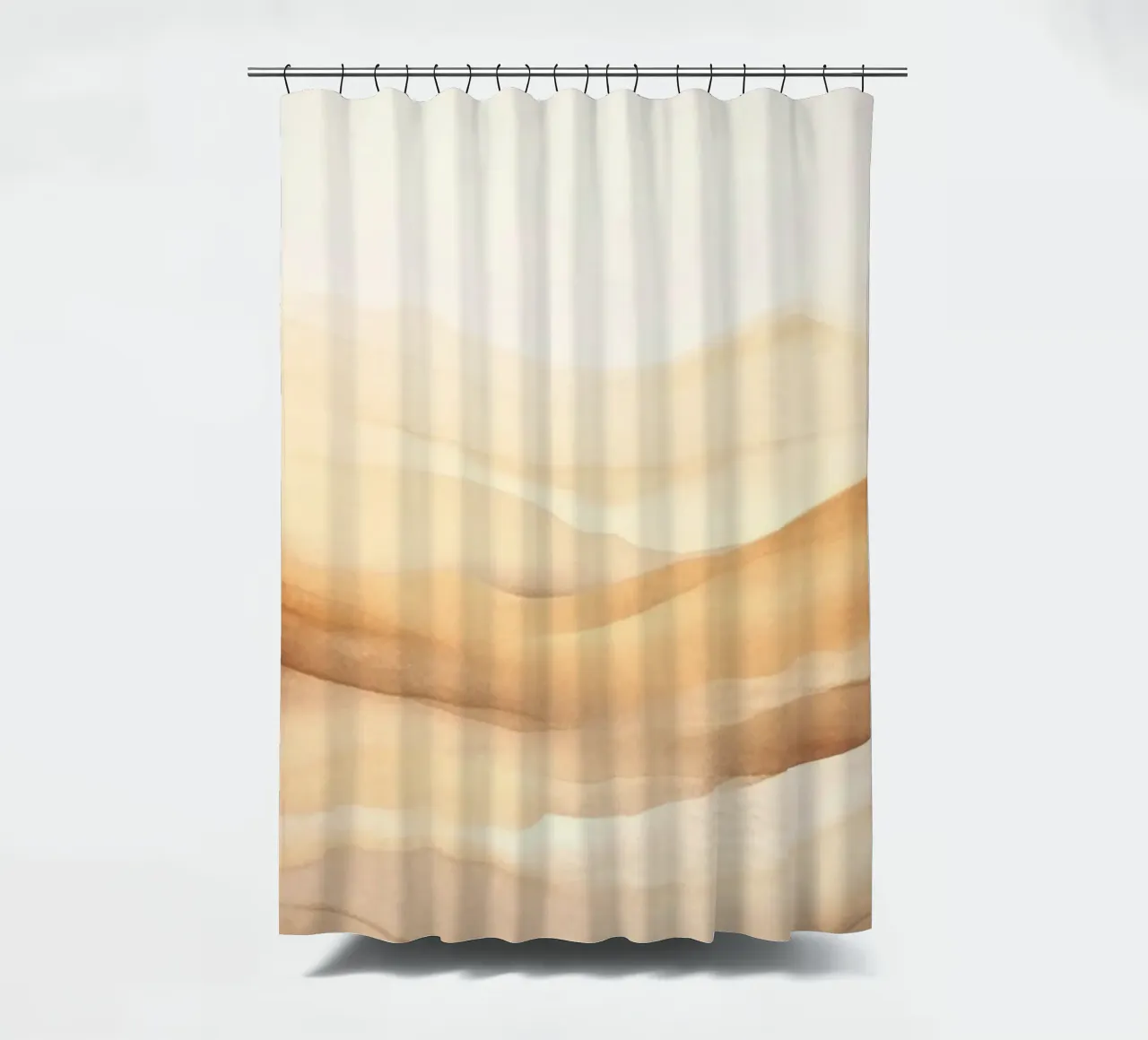 Calm Dunes Desert Waves Tranquility Duschvorhang von Andrea Haase Modern Home
