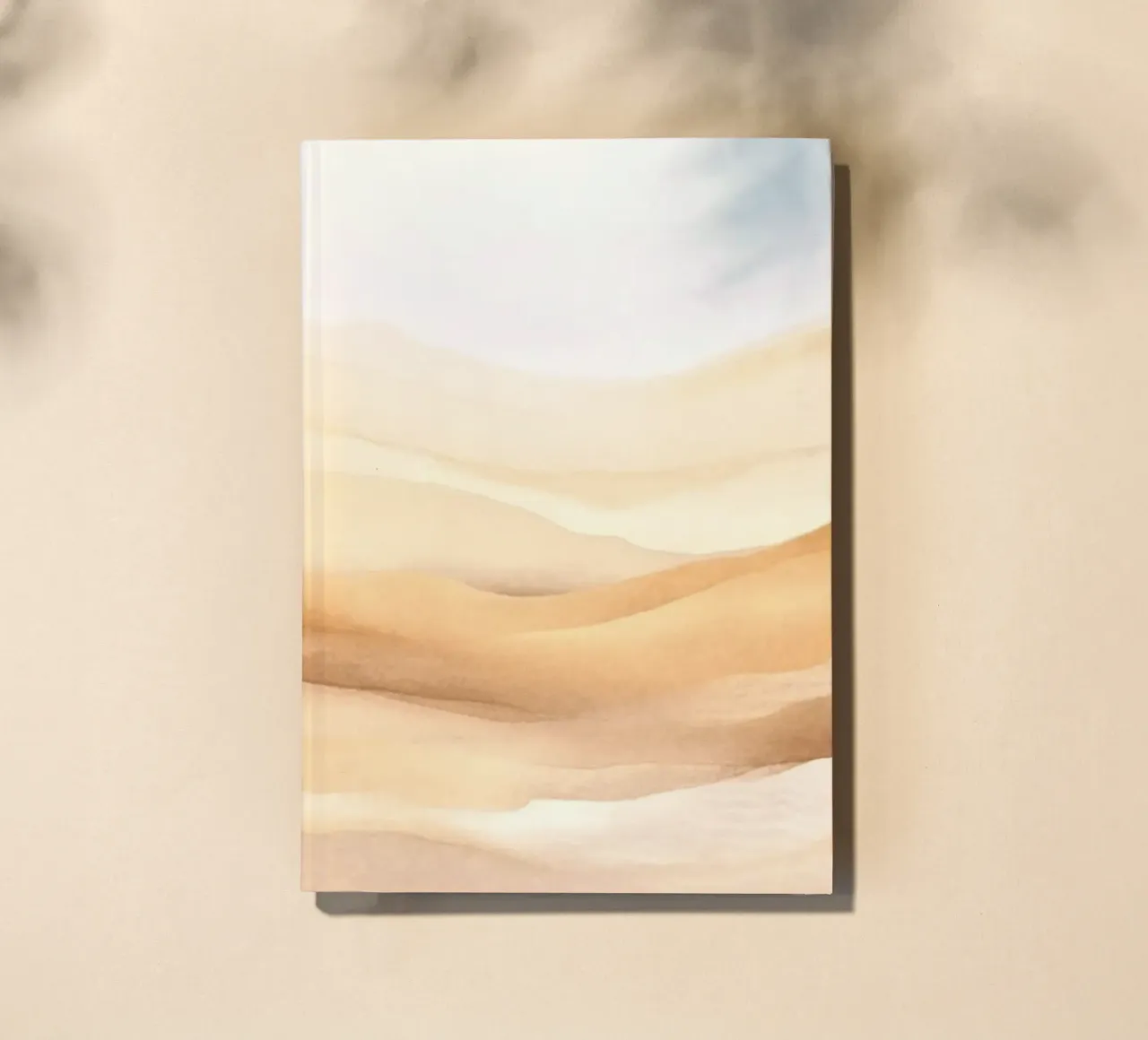 Calm Dunes Desert Waves Tranquility Notizbuch von Andrea Haase Modern Home