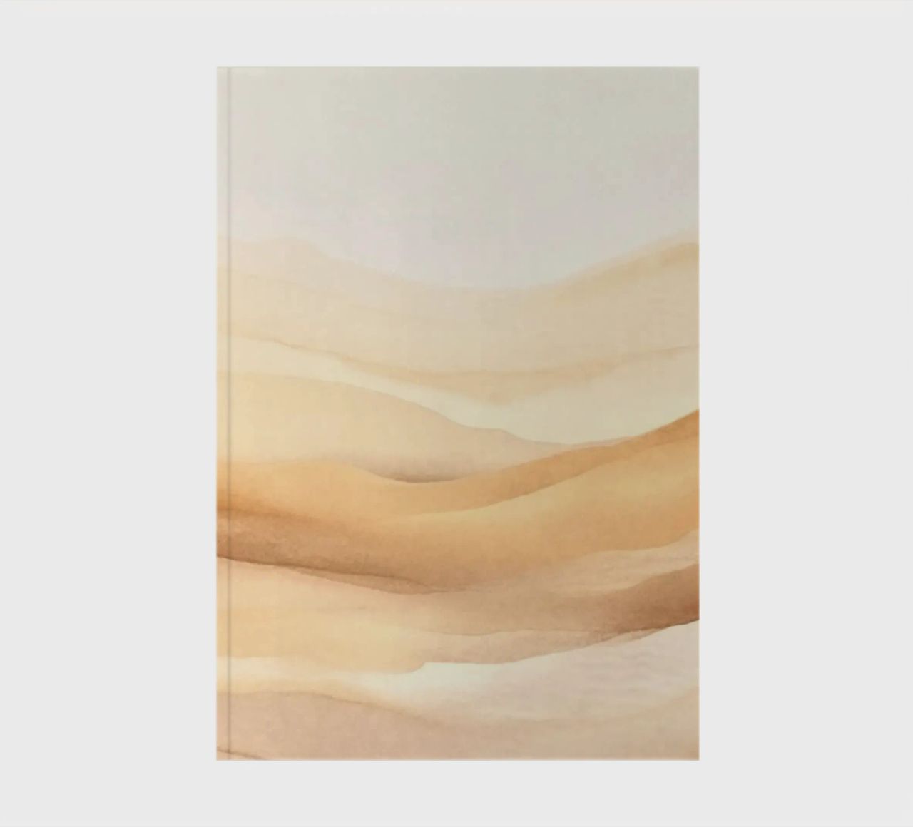 Calm Dunes Desert Waves Tranquility notebook by Andrea Haase Modern Home