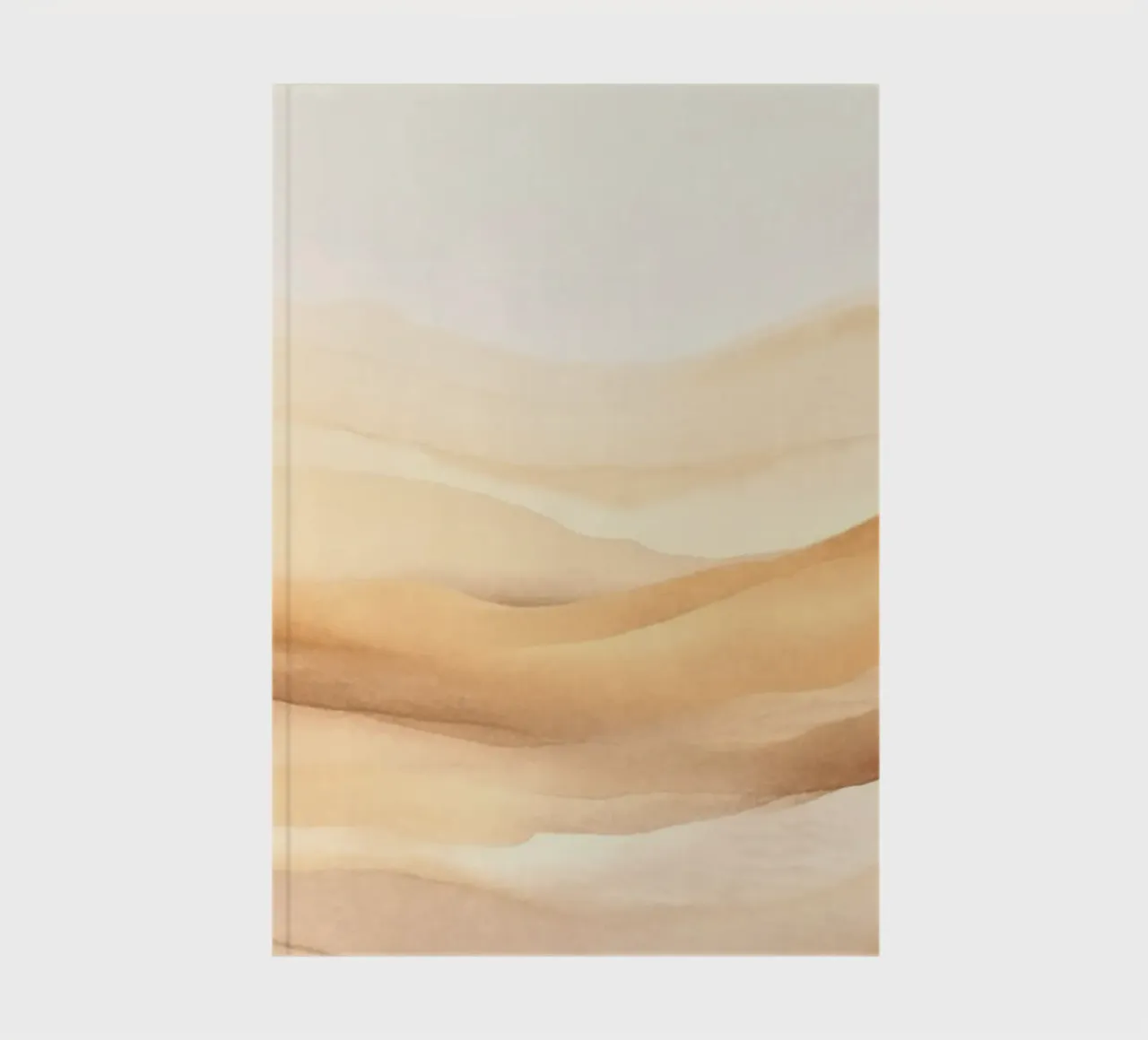 Calm Dunes Desert Waves Tranquility Notizbuch von Andrea Haase Modern Home