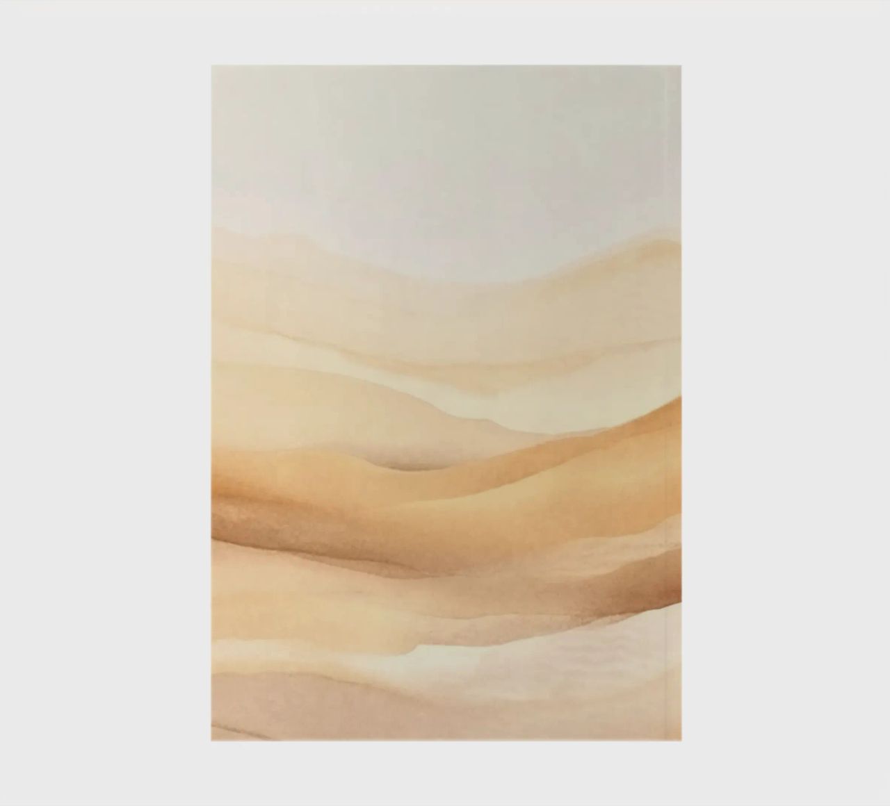 Calm Dunes Desert Waves Tranquility notebook by Andrea Haase Modern Home