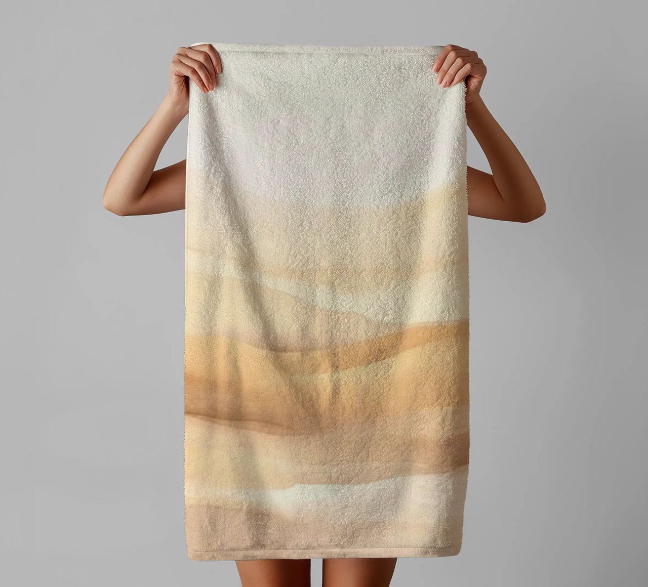 Calm Dunes Desert Waves Tranquility towel by Andrea Haase Modern Home