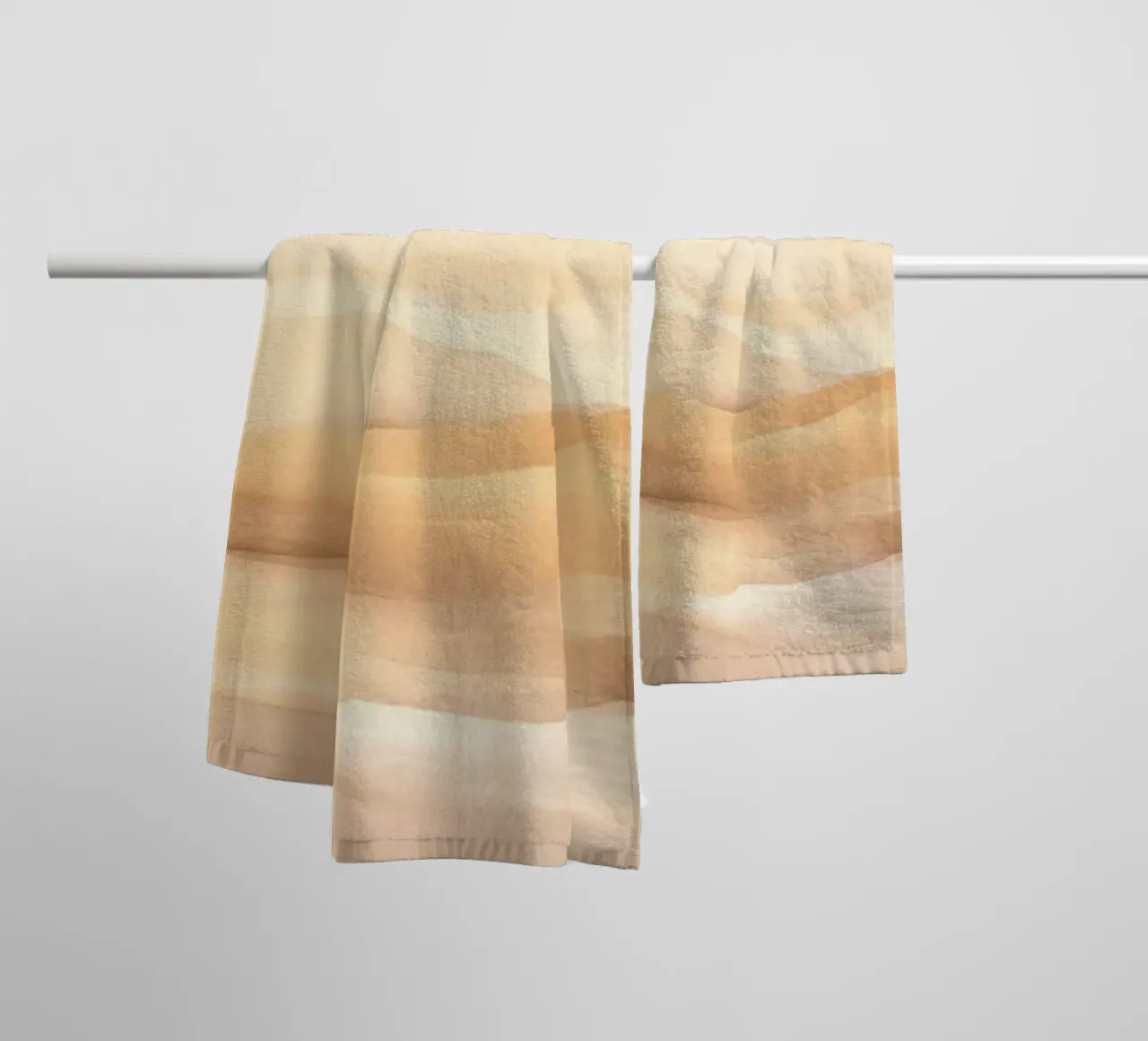 Calm Dunes Desert Waves Tranquility Handtuch von Andrea Haase Modern Home
