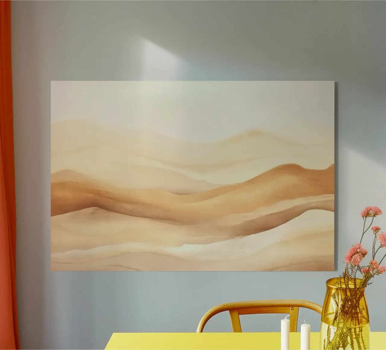 Dune calme Onde del deserto Tranquillità plexiglass da Andrea Haase Modern Home
