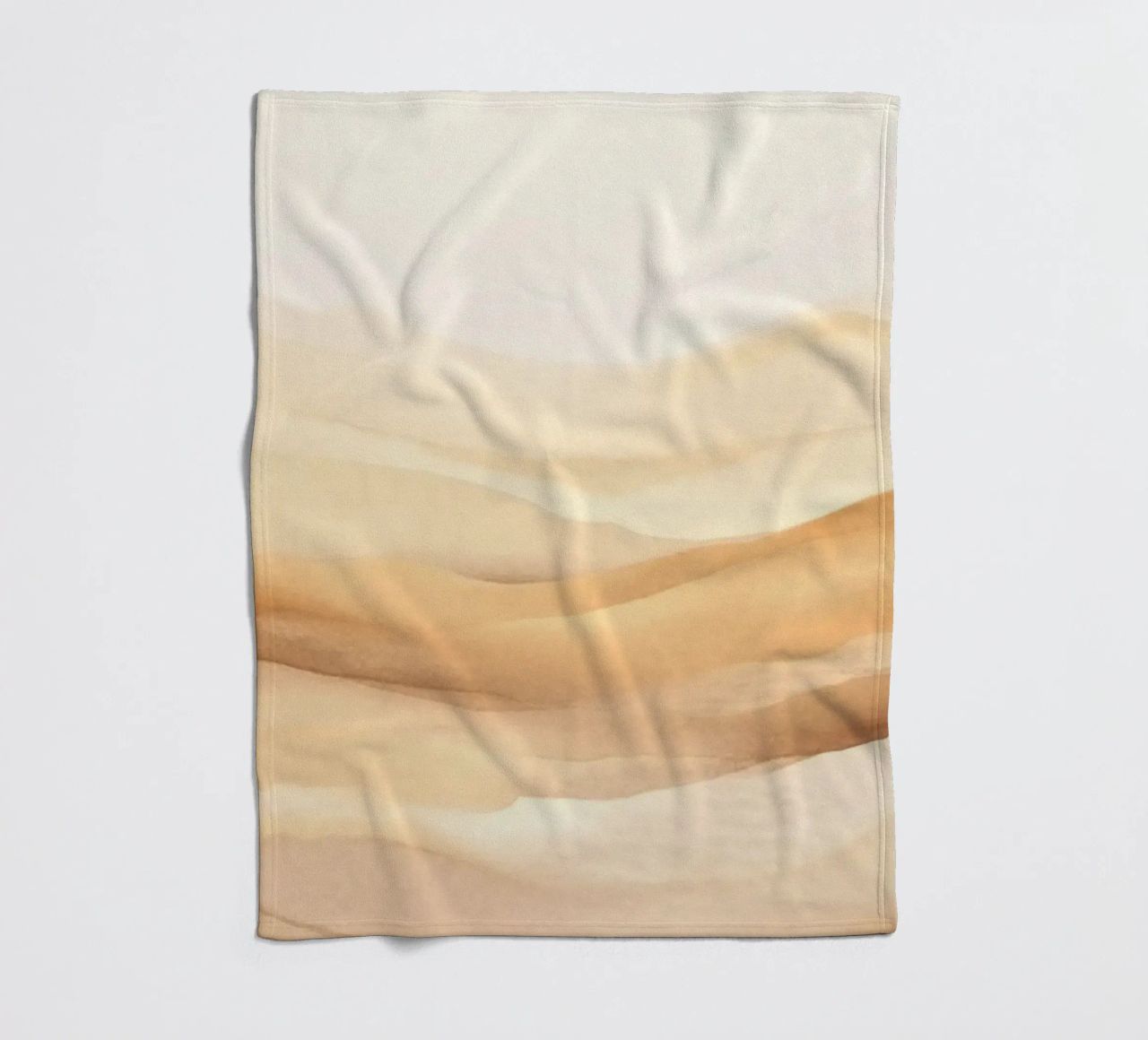 Calm Dunes Desert Waves Tranquility fleece blanket by Andrea Haase Modern Home