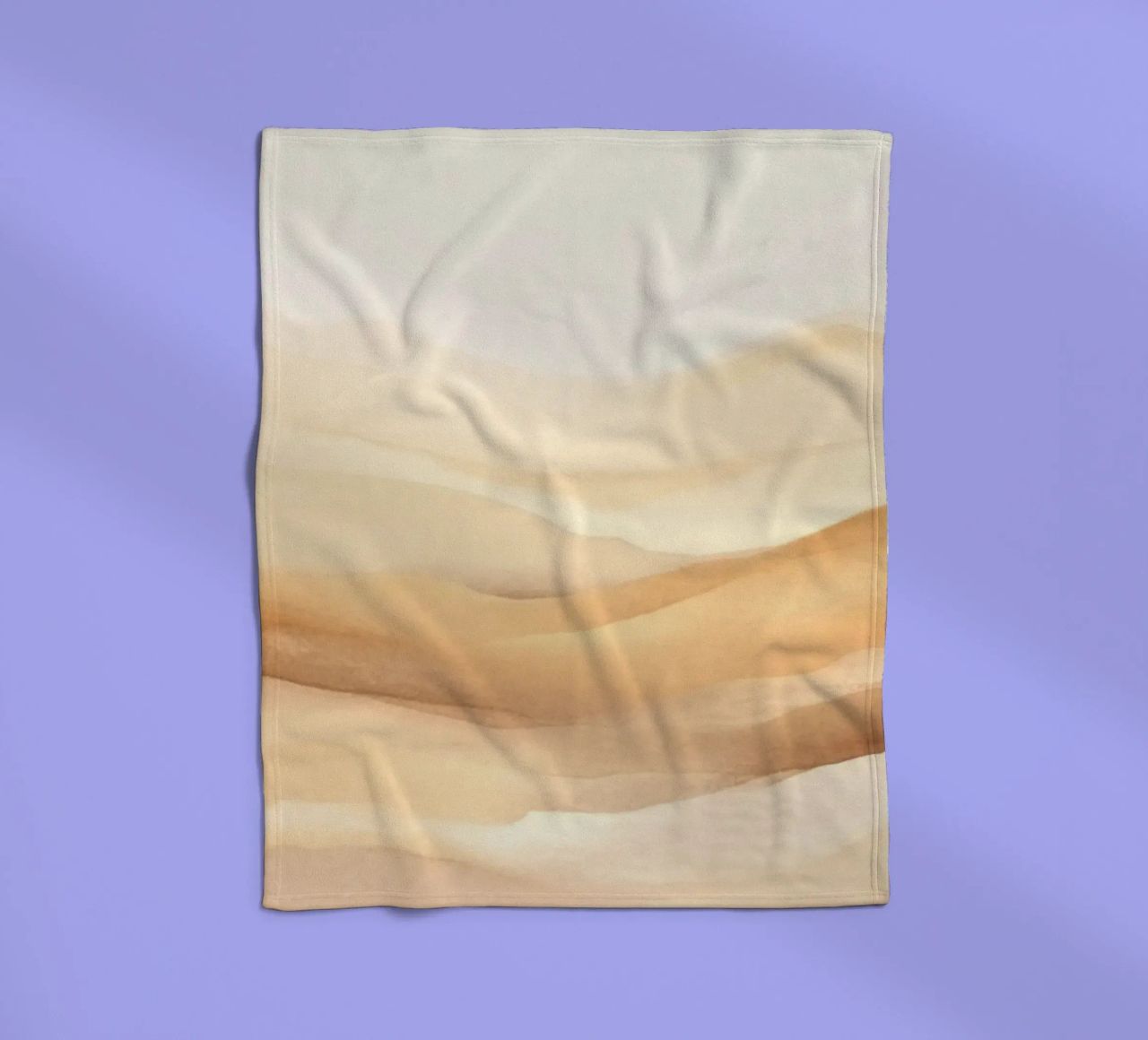Calm Dunes Desert Waves Tranquility fleece blanket by Andrea Haase Modern Home