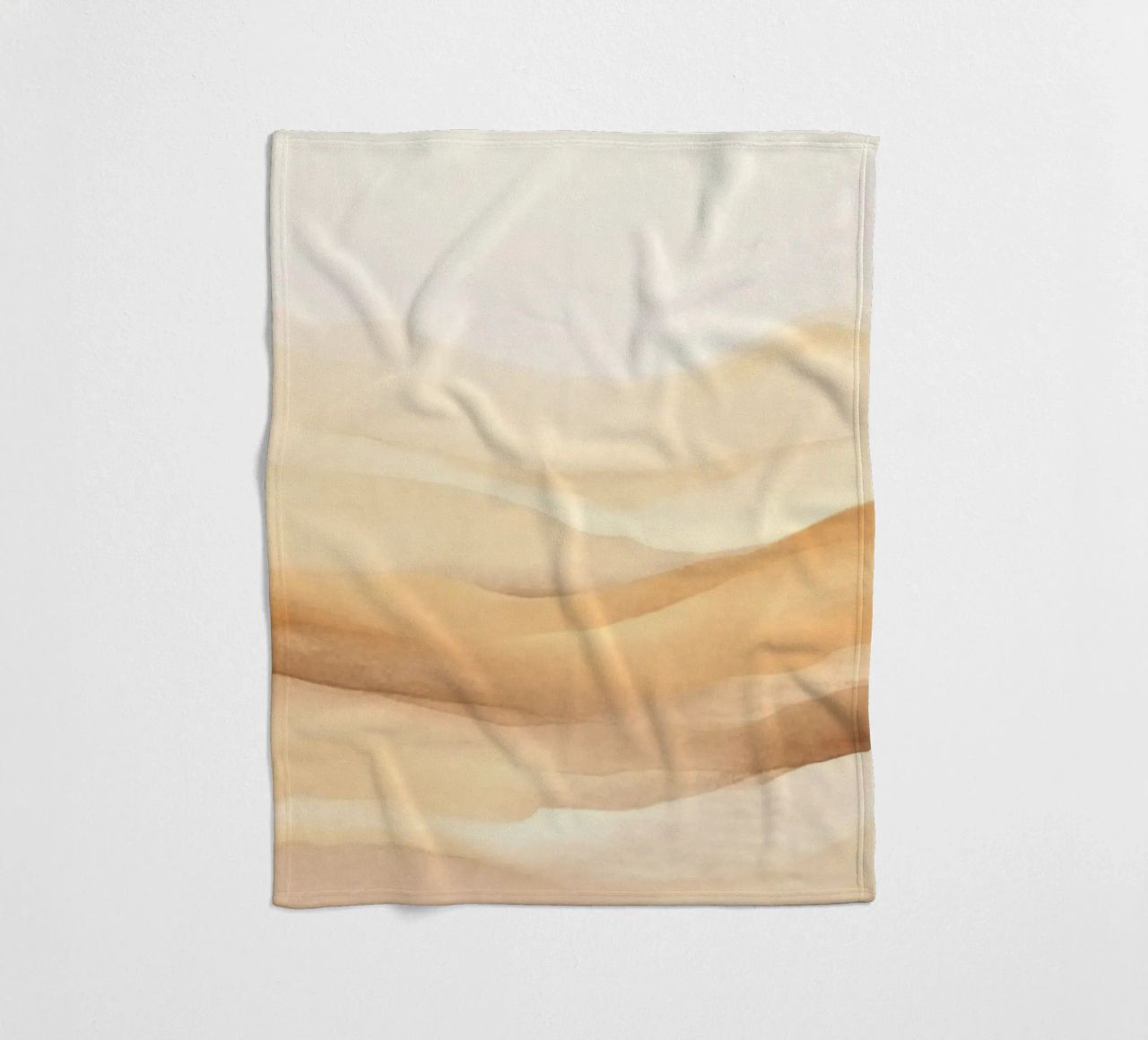 Calm Dunes Desert Waves Tranquility fleece blanket by Andrea Haase Modern Home