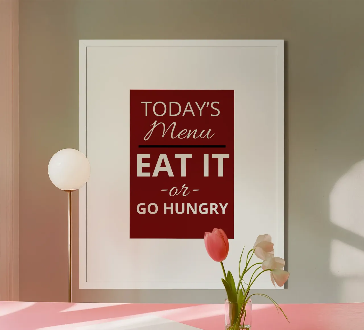 Eat It or Go Hungry carta hahnemühle da ramosashop