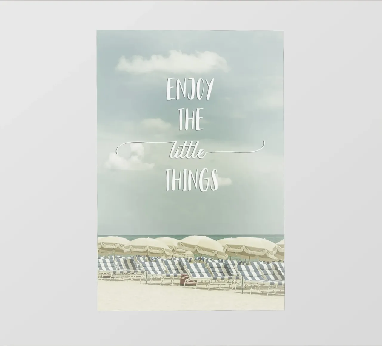 Enjoy the little things | Beachscape pellicola backlit da Melanie Viola