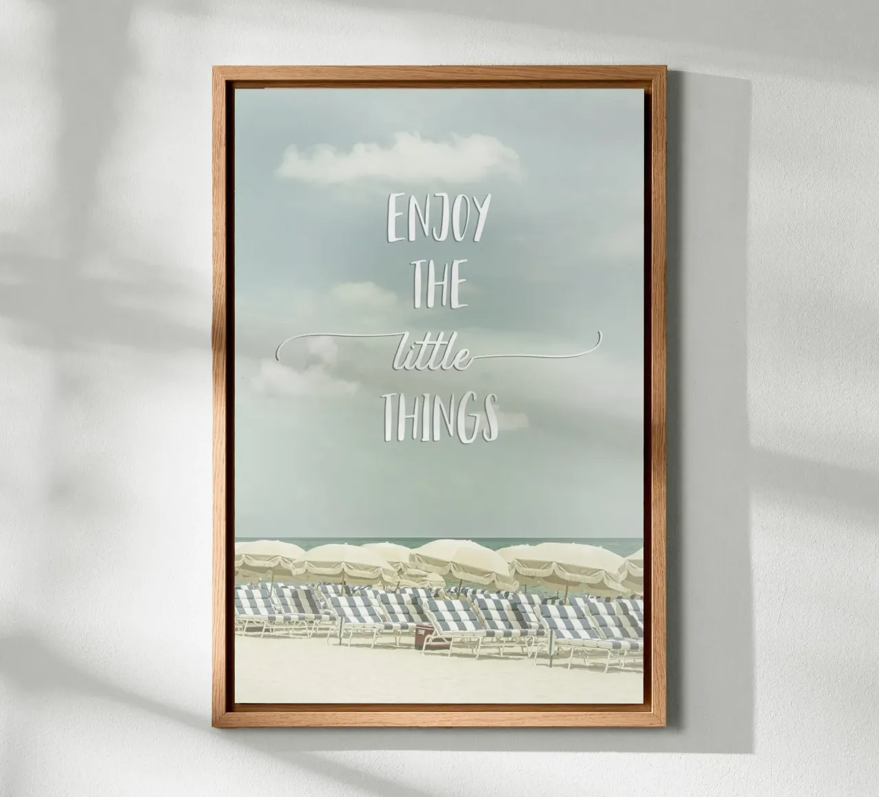 Enjoy the little things | Beachscape alluminio dibond da Melanie Viola